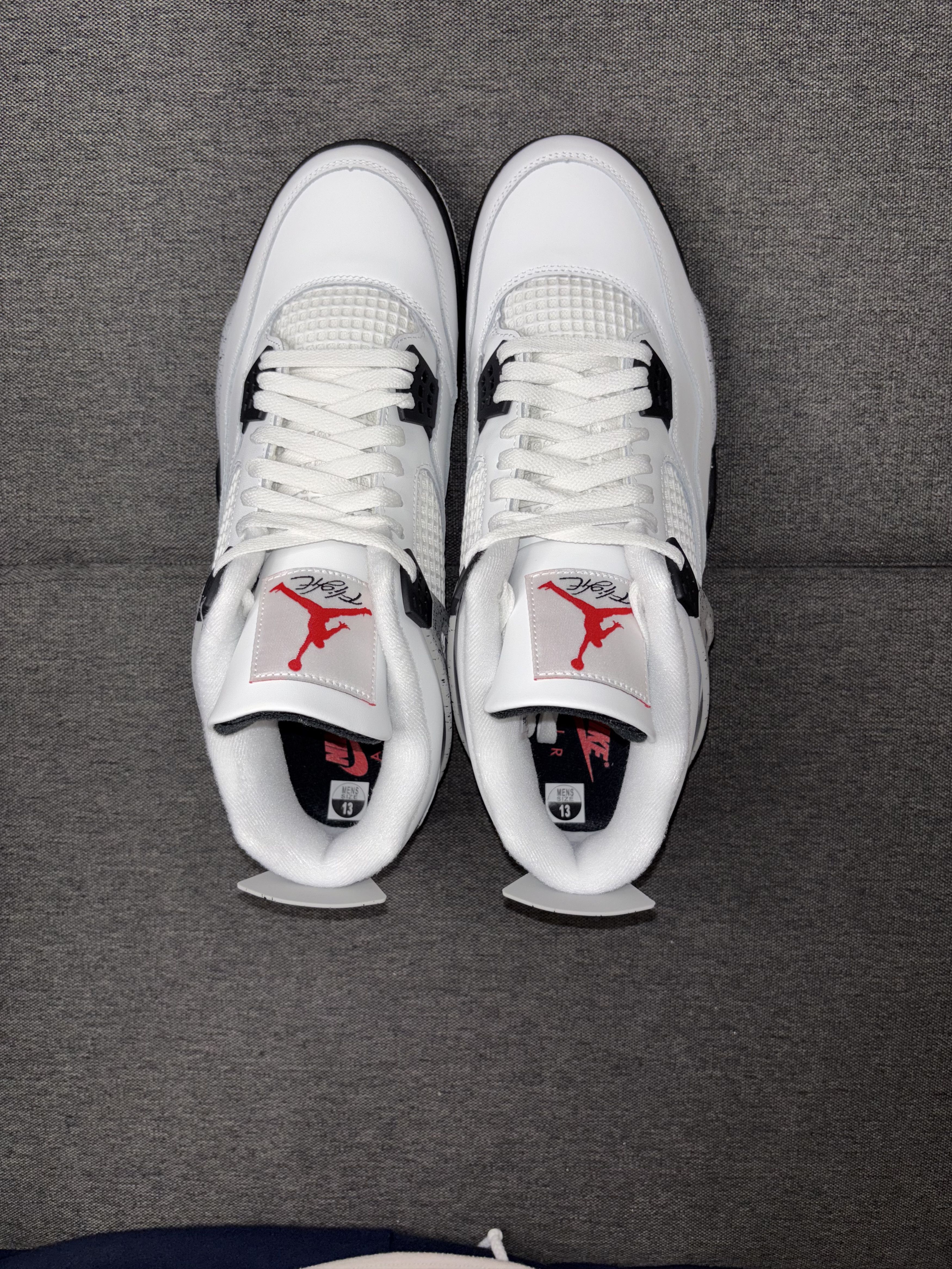 Jordan Brand Nike Air Jordan 4 Retro White Cement (2025) 13 FV5029-100 Size US 13 / EU 46 - 11 Thumbnail