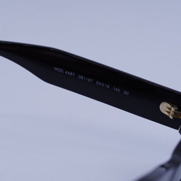 Versace Versace VE4487 GB1/87 Sunglasses Black Rectangle Frame Size ONE SIZE - 7 Thumbnail