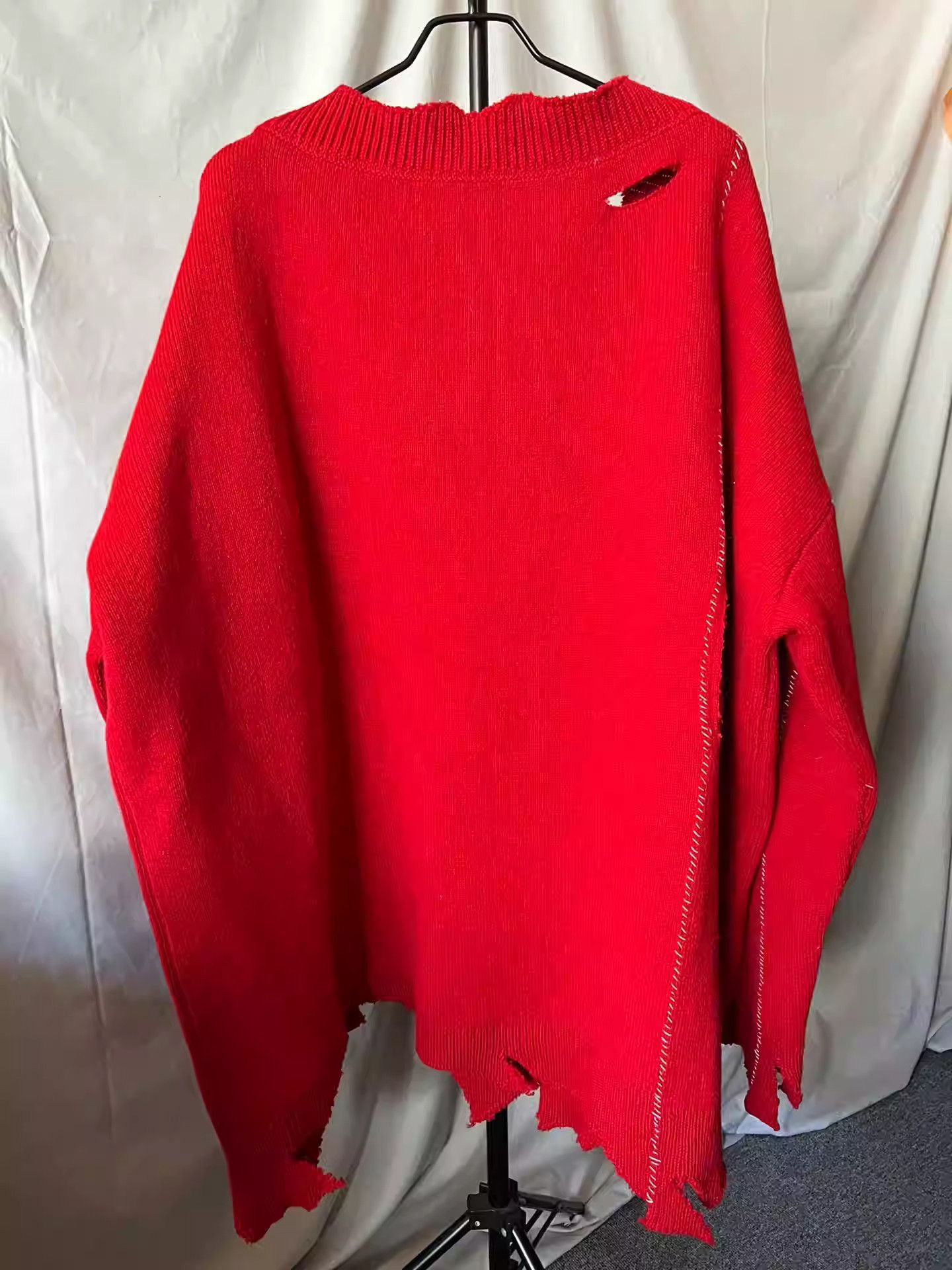 Raf Simons Raf Simons red sweater knitted sweater-2505 Size US M / EU 48-50 / 2 - 2 Thumbnail