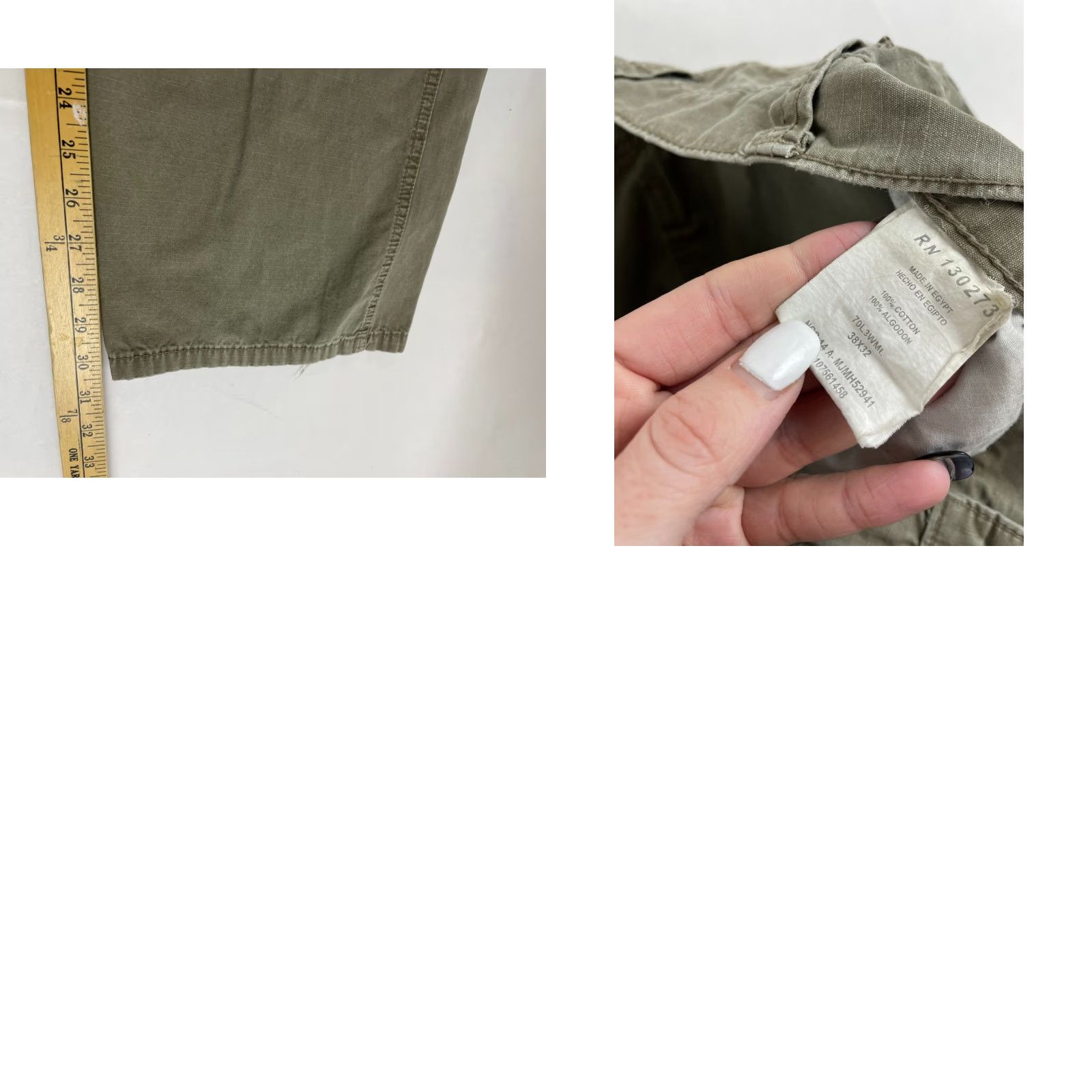 Wrangler Wrangler Pants Mens 38x32 Cargo Pockets Straight Brown Tan Casual Workwear Modern Cargo Pocket Mens Regular Size 38x32 Size US 38 / EU 54 - 8 Thumbnail