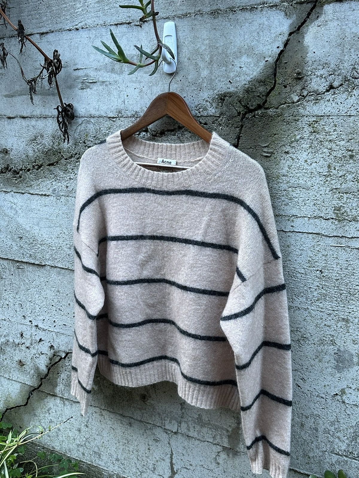 image of Grail Acne Studios Soft Mohair Sweater, Men's (Size Large)