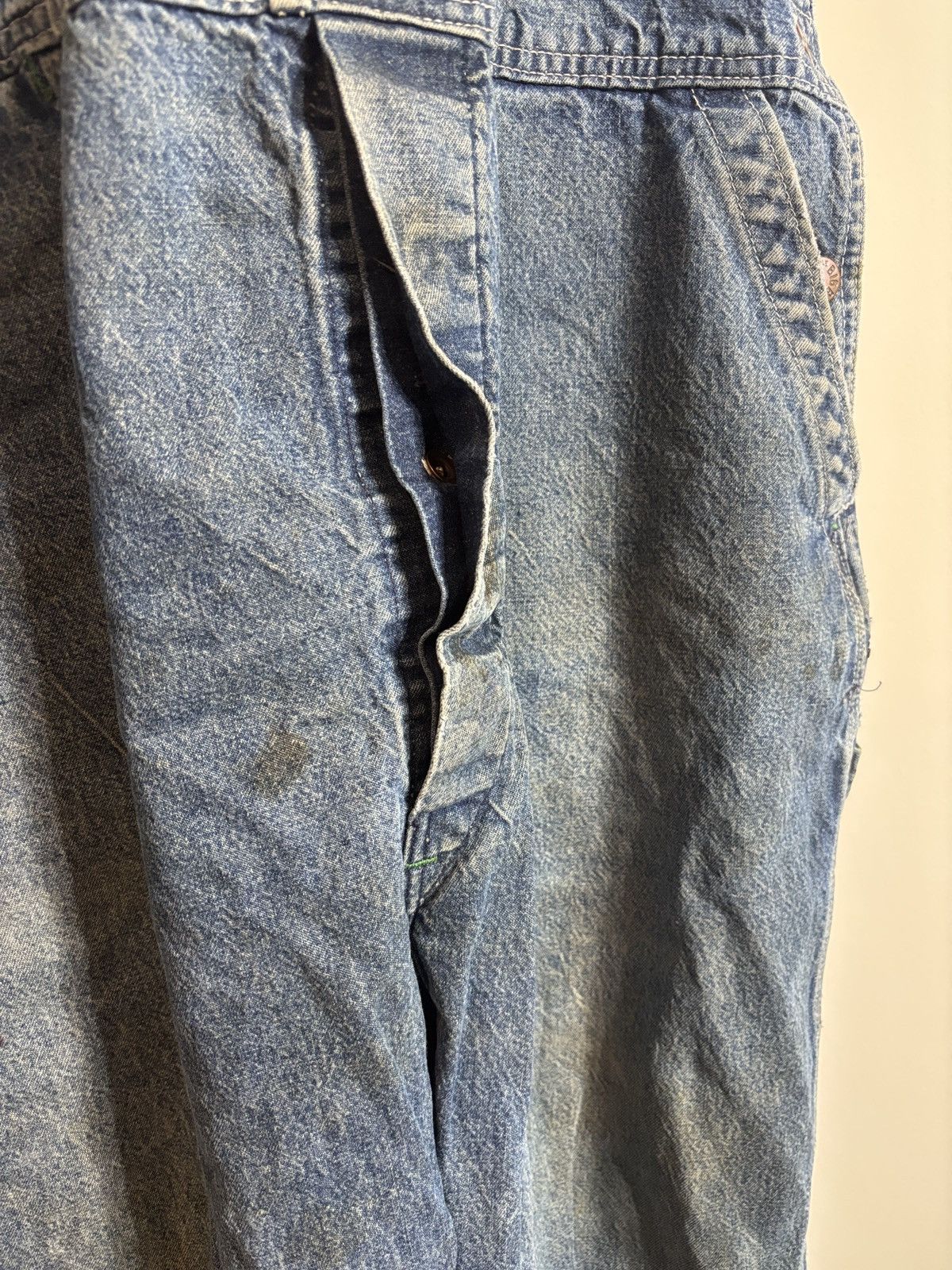 Wrangler Vtg Big Ben Wrangler Overalls Denim Workwear Distressed 38 Size US 38 / EU 54 - 3 Thumbnail