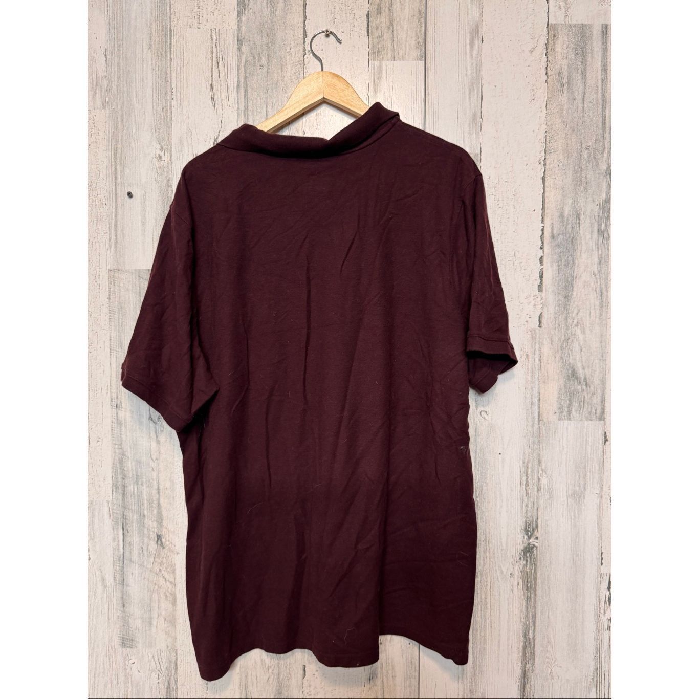 Sonoma Sonoma Men’s Burgundy Polo Shirt 3XB Short Sleeve Cotton Ble Size US XXL / EU 58 / 5 - 3 Thumbnail