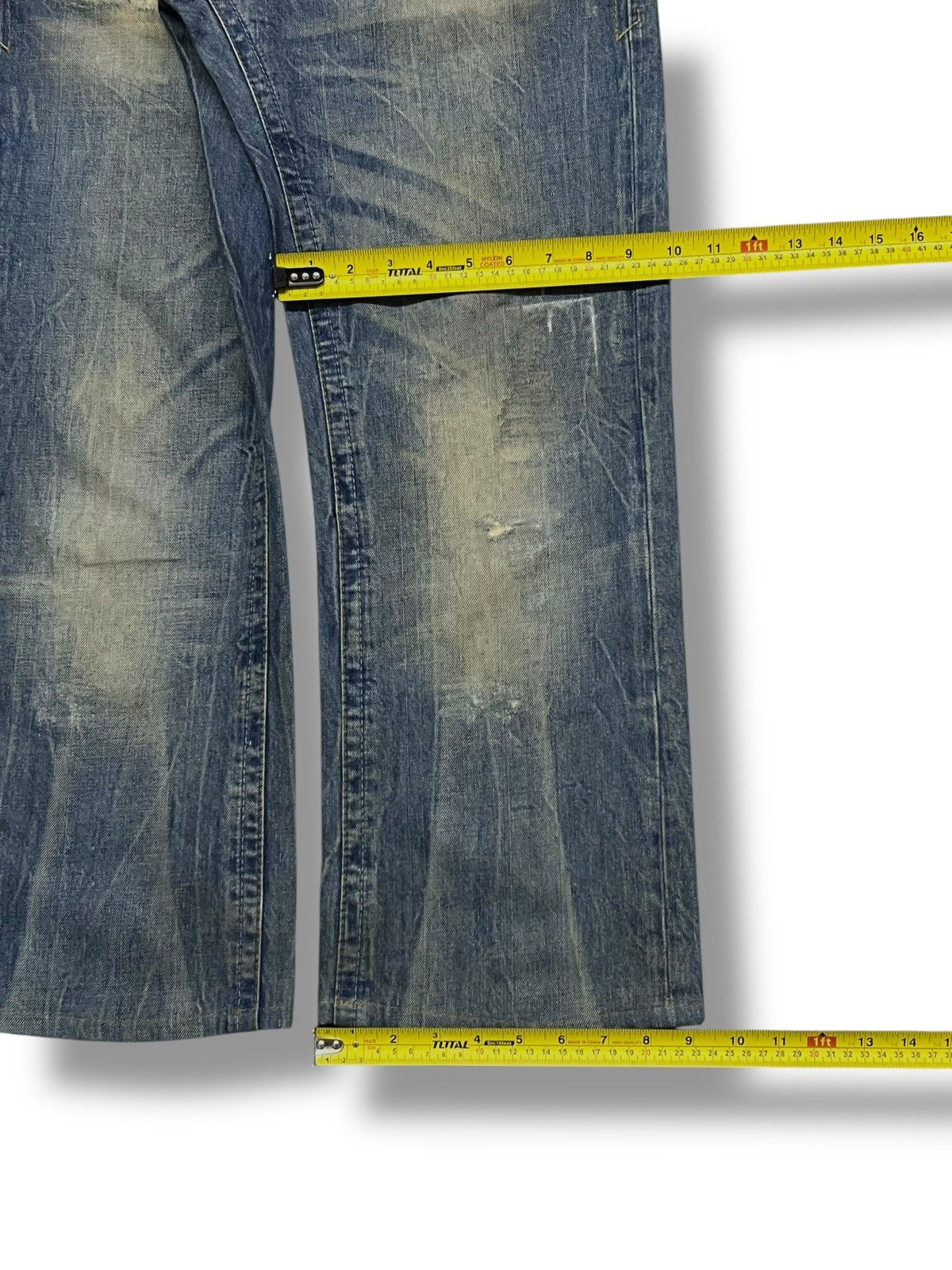 Tommy Hilfiger Baggy Vintage Tommy Hilfiger Denim Gage - Faded Mud Wash Size US 31 - 18 Thumbnail