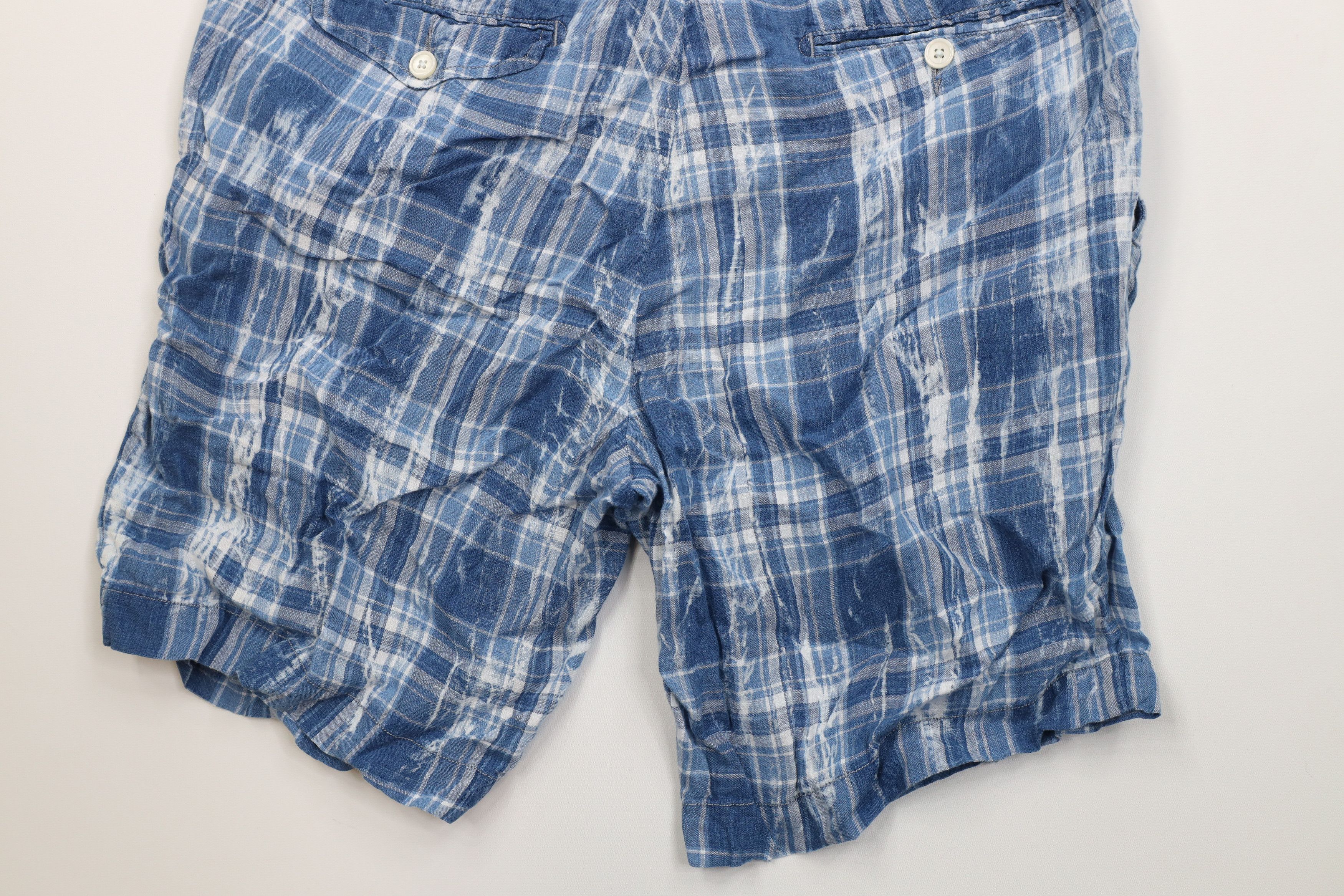 Ralph Lauren Vintage Ralph Lauren India Madras Linen Chino Shorts Size US 36 / EU 52 - 12 Thumbnail