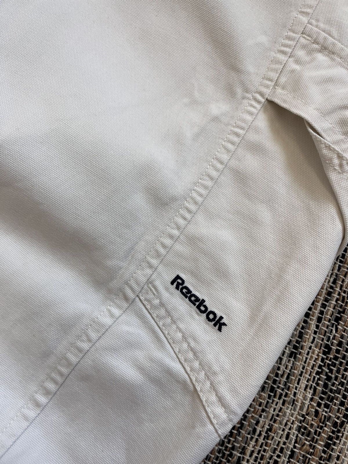 Reebok × Vintage Vintage Reebok cargo pants white sweatpants Size US 36 / EU 52 - 6 Thumbnail