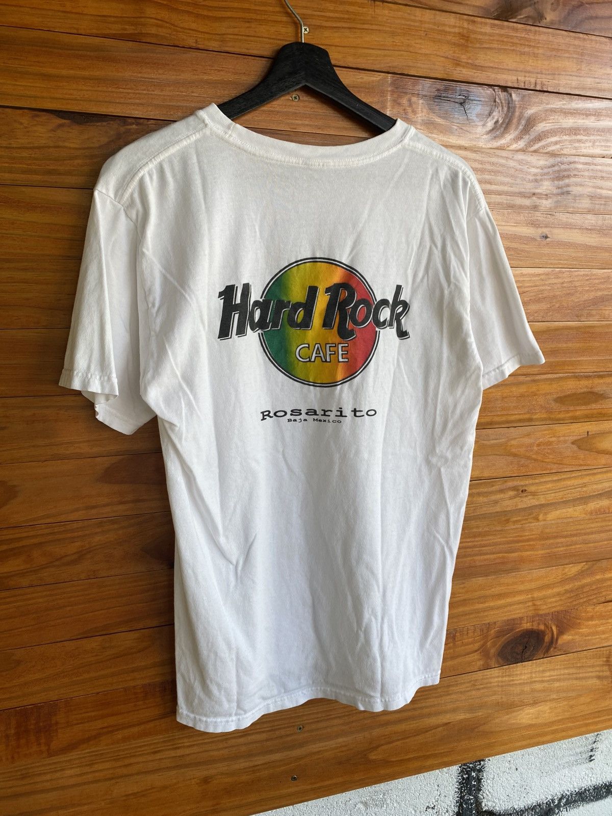 Hard Rock Cafe Vintage Hard Rock Cafe Rosarito Baja Mexico White T-Shirt Size US S / EU 44-46 / 1 - 5 Thumbnail
