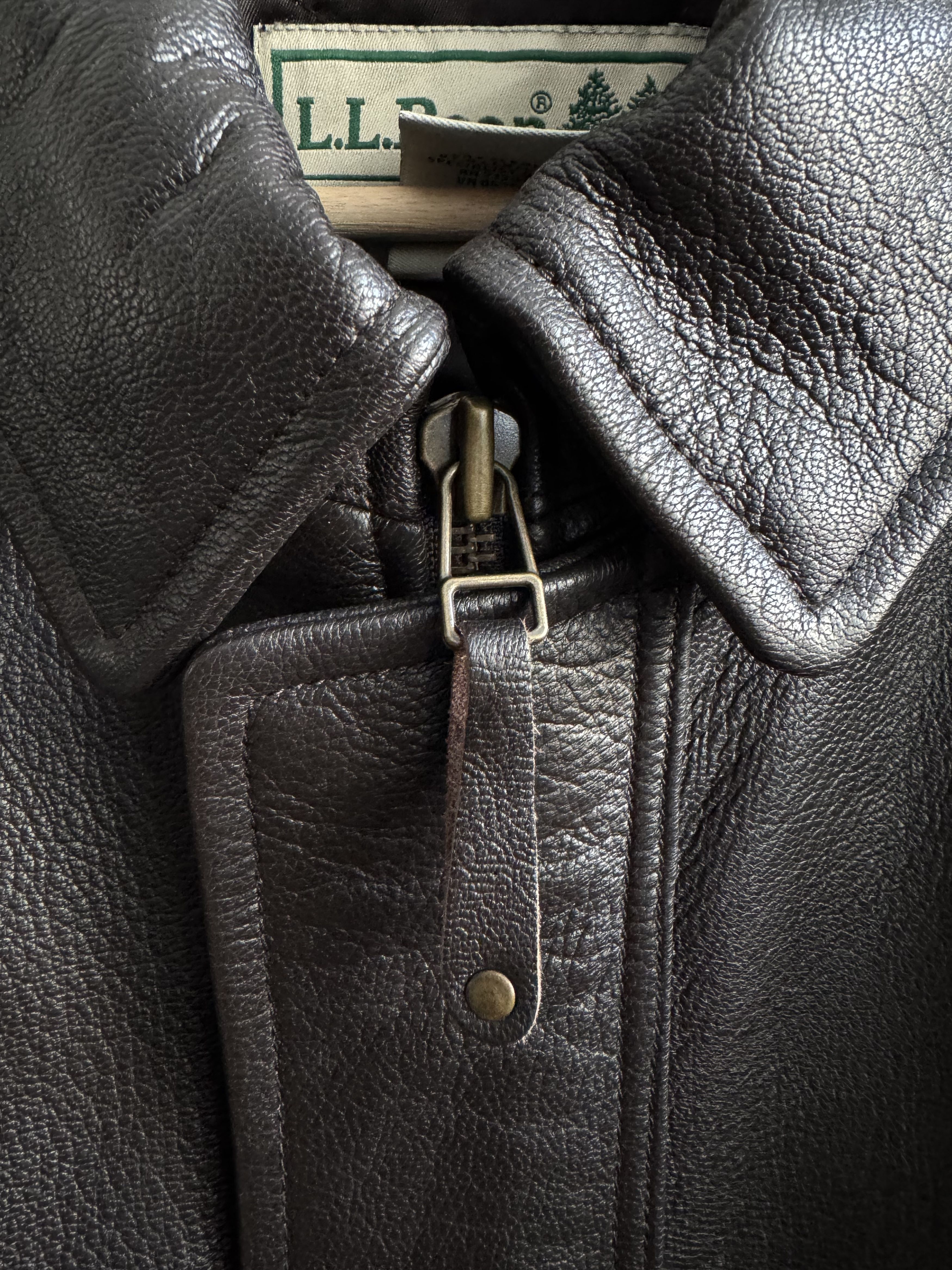 L.L. Bean 90s LL Bean A2 Bomber Flight Leather Jacket Size XL Size US XL / EU 56 / 4 - 3 Thumbnail