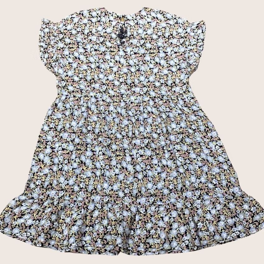Vintage VINTAGE Oasis Smock Dress UK 12 Embellished Floral Print In Lavender Bnwt Women’s Size XL / US 12-14 / IT 48-50 - 1 Thumbnail