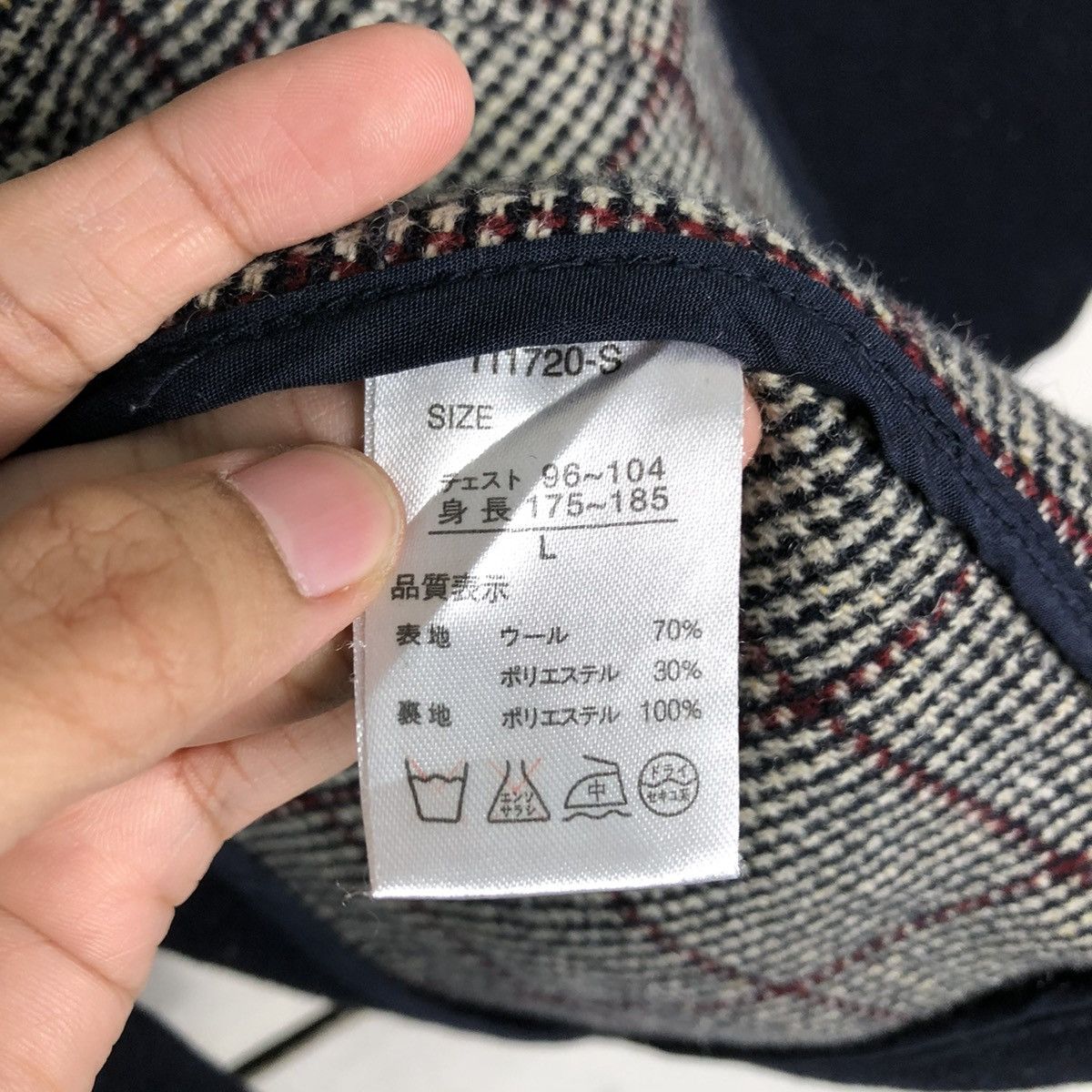 Japanese Brand 🔥VINTAGE CHORE JACKET TARTAN LINING IKKA ISSEY MIYAKE Size US L / EU 52-54 / 3 - 18 Thumbnail