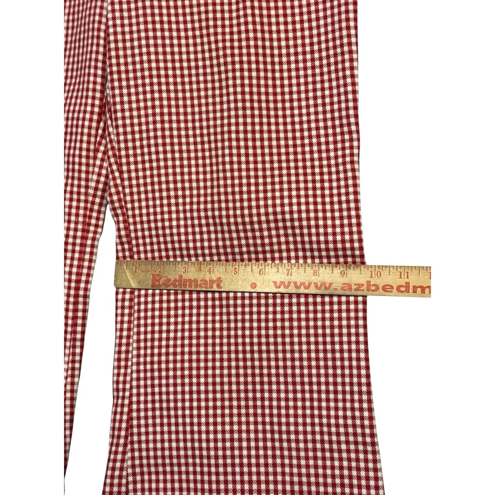 Vintage VINTAGE 70s Red And White Trousers Funky Disco Clubwear XL 32x32 Size 40" / US 18 - 6 Thumbnail