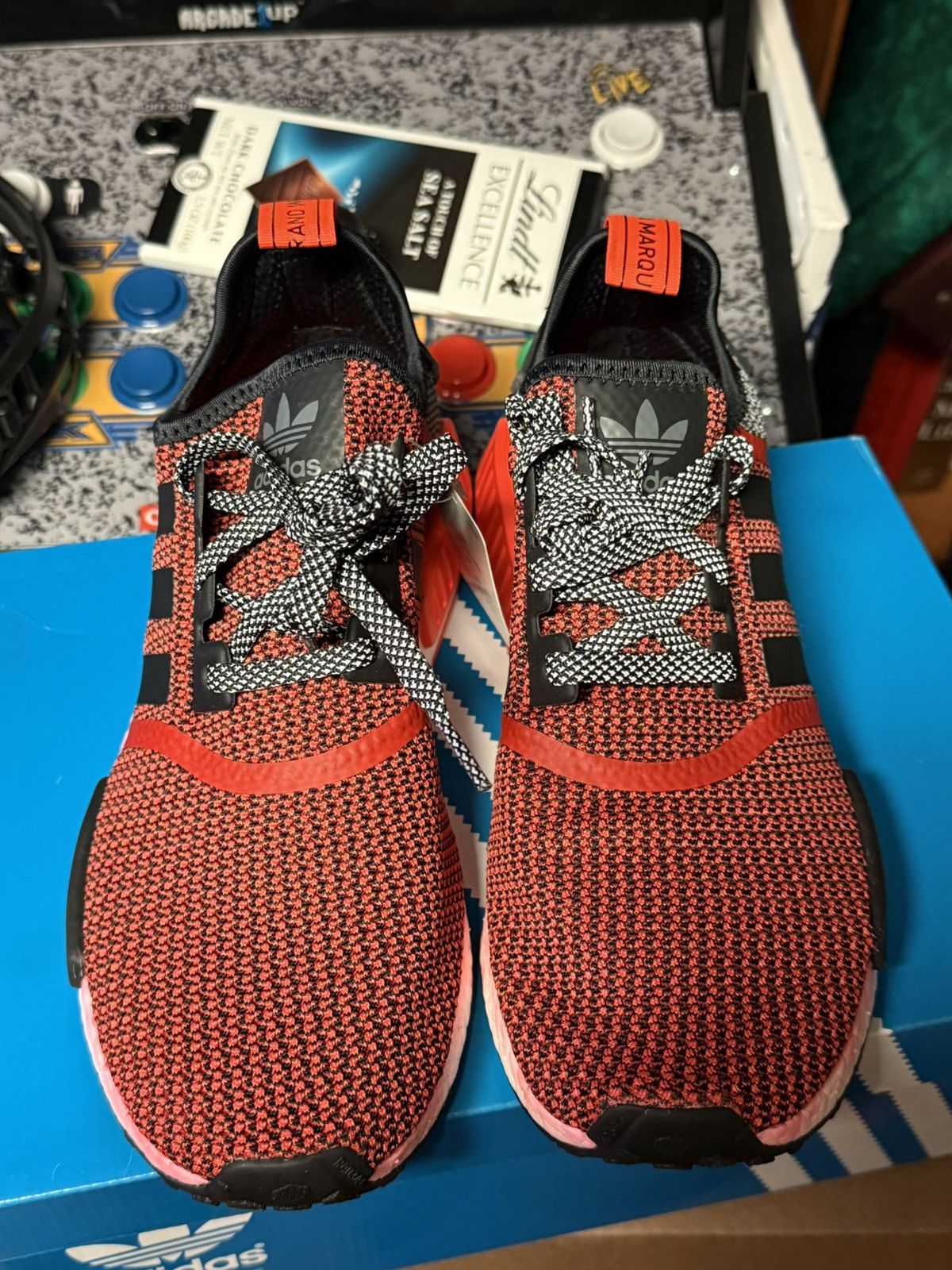 Adidas Adidas NMD R1 Lush Red Size US 9.5 / EU 42-43 - 1 Thumbnail