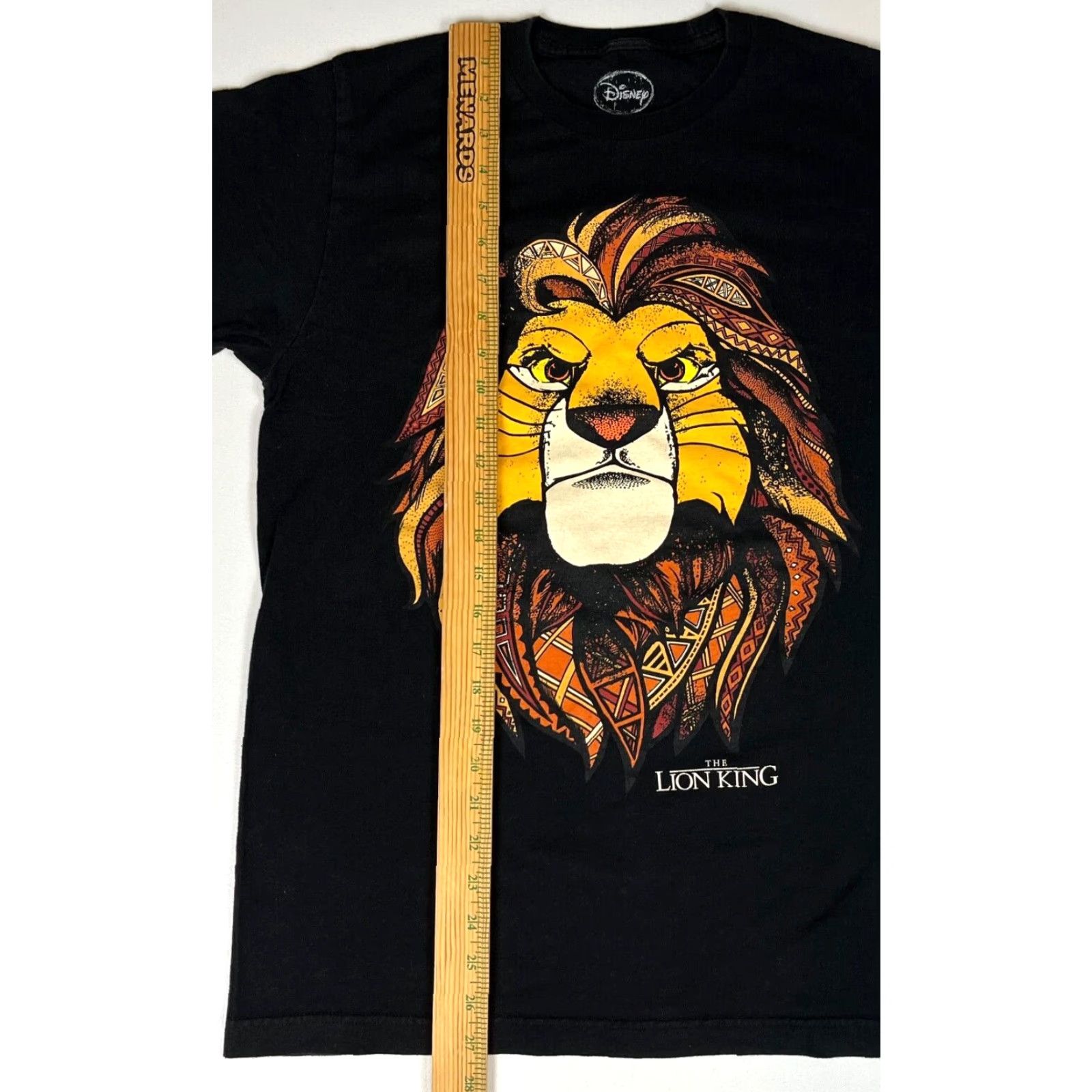 Disney Disney Unisex Adult The Lion King T-Shirt M Black Cotton Crew Neck Short Sleeve - Regular Fit, Graphic Print, Cartoon, Movie - 90s Theme? Size US M / EU 48-50 / 2 - 5 Thumbnail