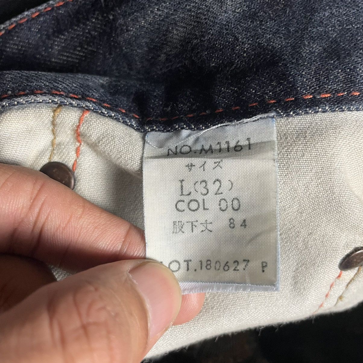 Blue Blue Japan 🇯🇵 VINTAGE BLUE WAY WASHED DENIM PANTS Size US 33 - 16 Thumbnail