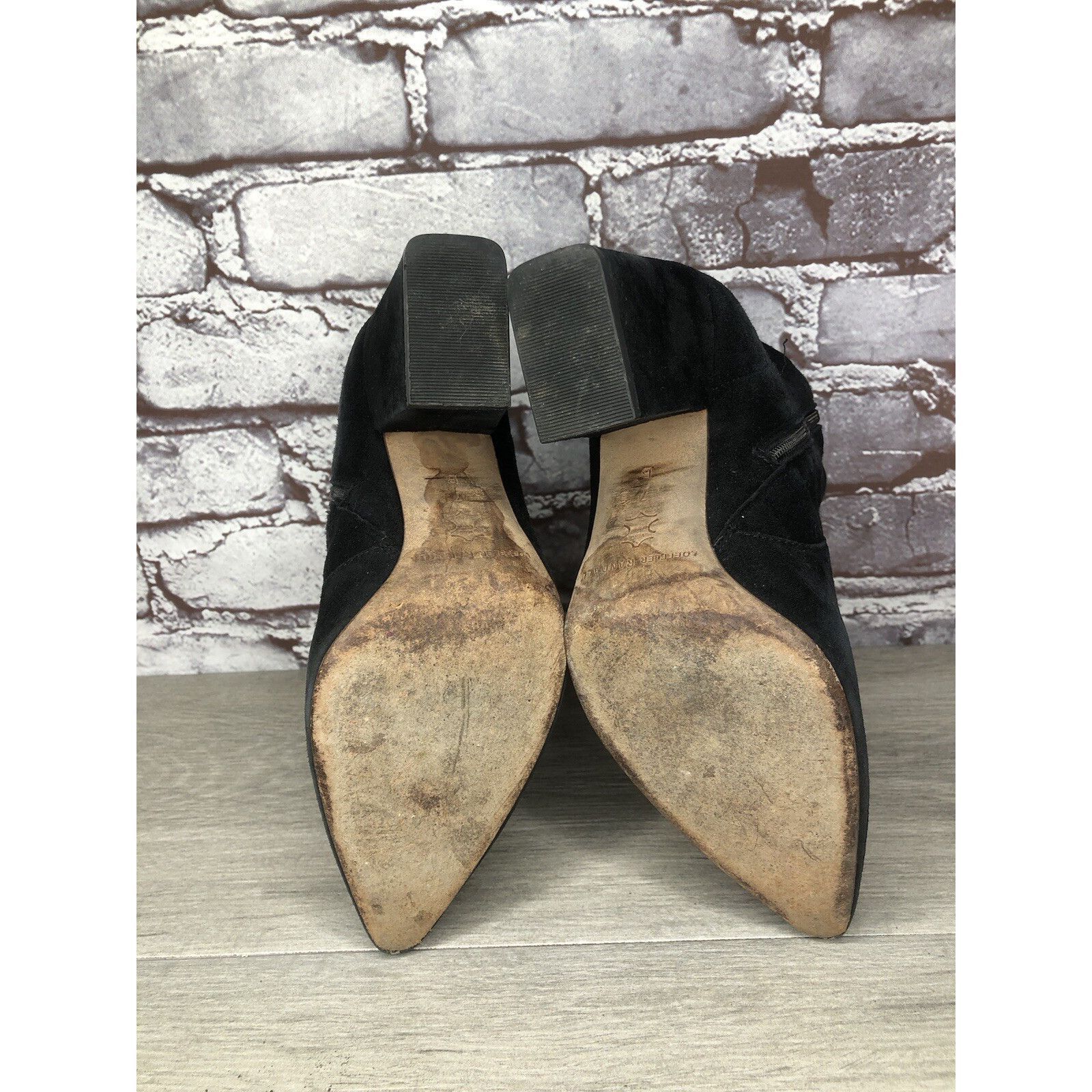 Loeffler Randall Loeffler Randall Isla Black Suede Leather Ankle Booties Boot Size US 7 / IT 37 - 8 Thumbnail