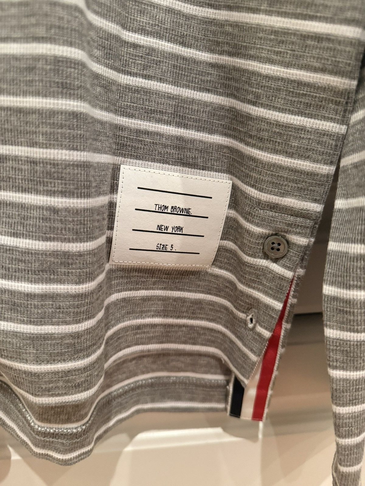 Thom Browne Thom Browne 4-Bar long sleeve t-shirt Size US L / EU 52-54 / 3 - 4 Thumbnail