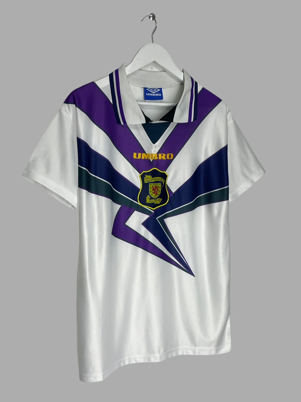 Umbro National Team Scotland Umbro 1994 Vintage Soccer Jersey Size US M / EU 48-50 / 2 - 2 Thumbnail
