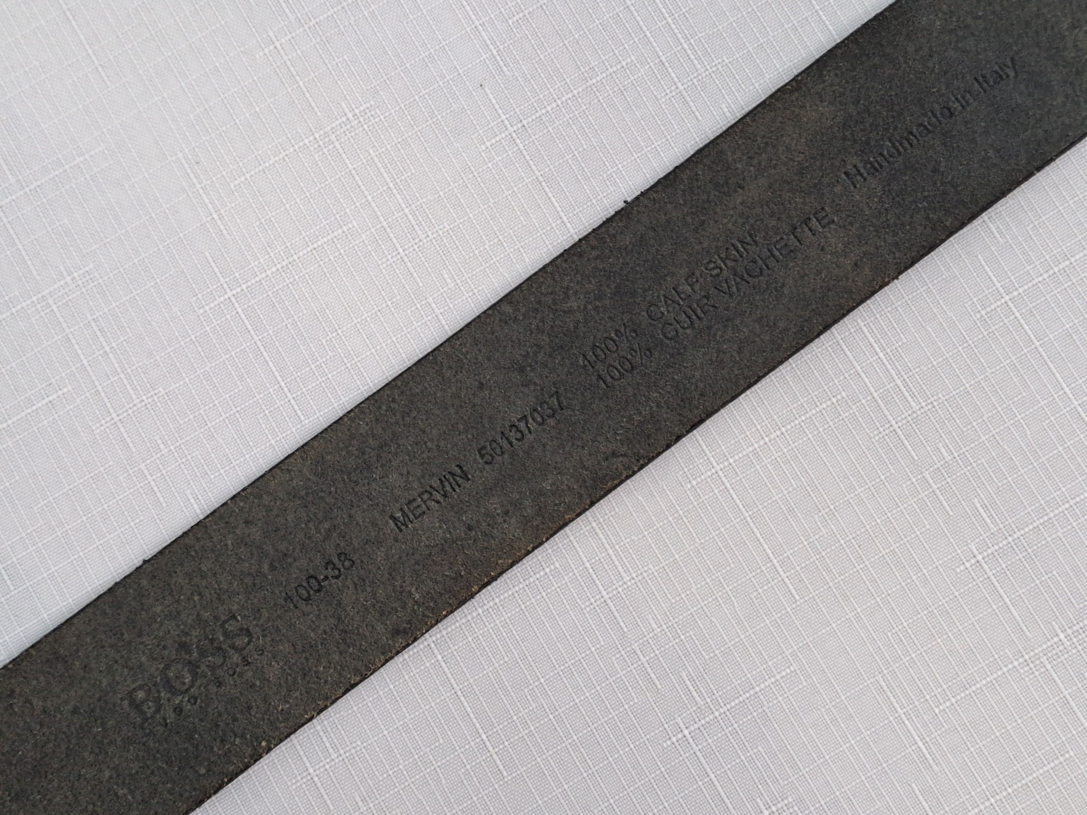 Hugo Boss HUGO BOSS calf leather belt. Handmade in Italy Size ONE SIZE - 10 Thumbnail