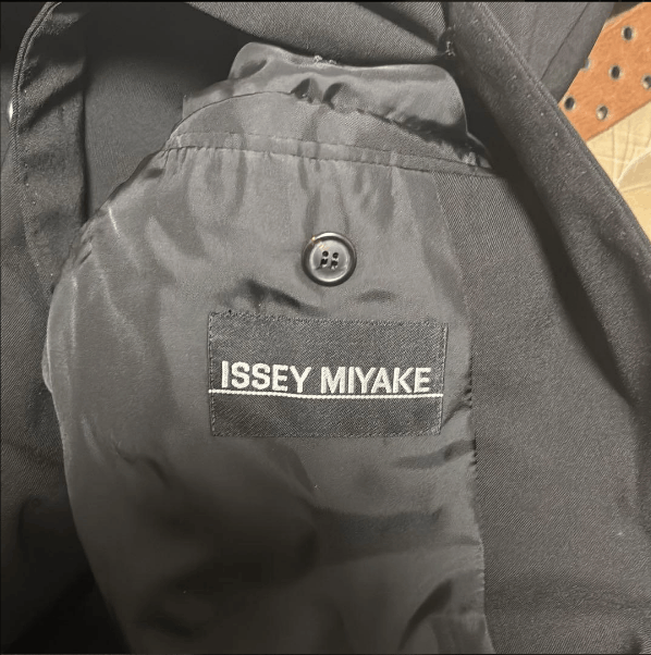 Issey Miyake Mao Collar Jacket Black w/ Removeable White Accent Collar Size US S / EU 44-46 / 1 - 3 Thumbnail