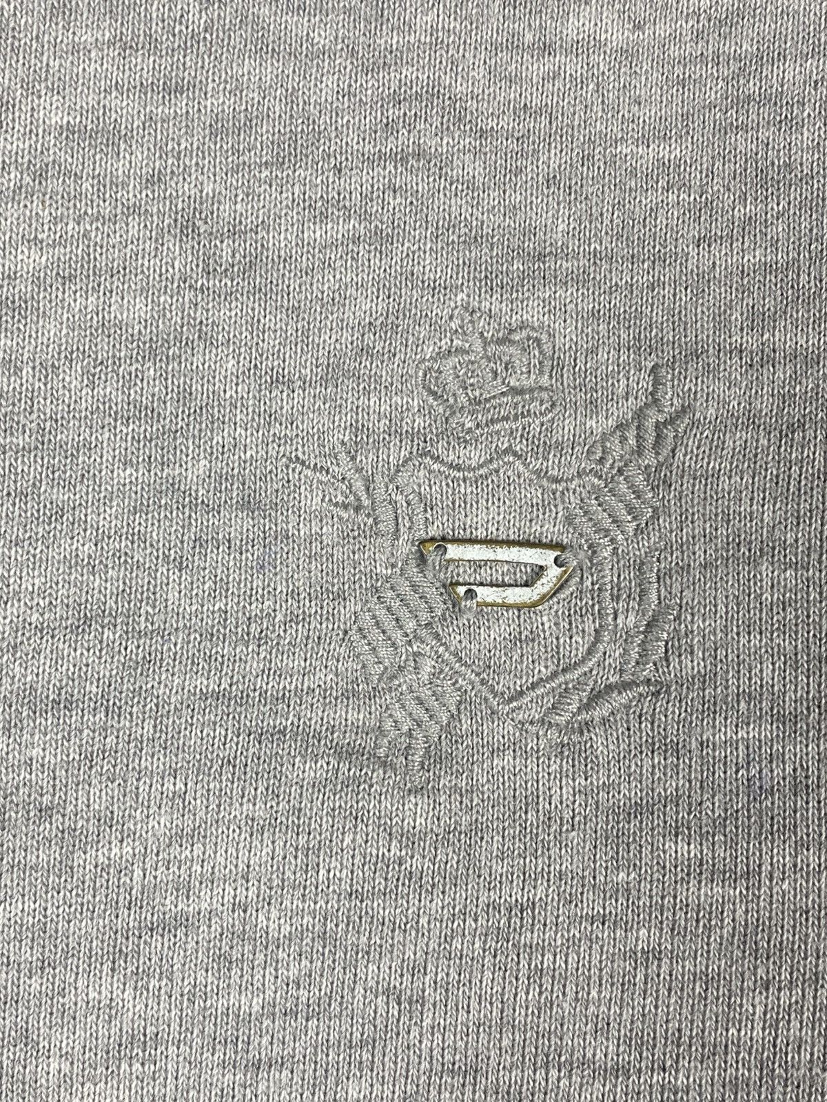 Diesel Diesel Sweatshirt Cotton Pullover Crew Neck Jumper Grey Size US L / EU 52-54 / 3 - 6 Thumbnail