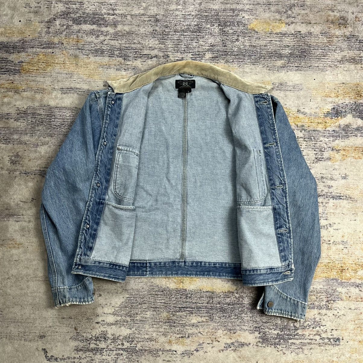 RRL Ralph Lauren Vintage 90s Rrl Ralph Lauren denim jacket Size US L / EU 52-54 / 3 - 7 Thumbnail