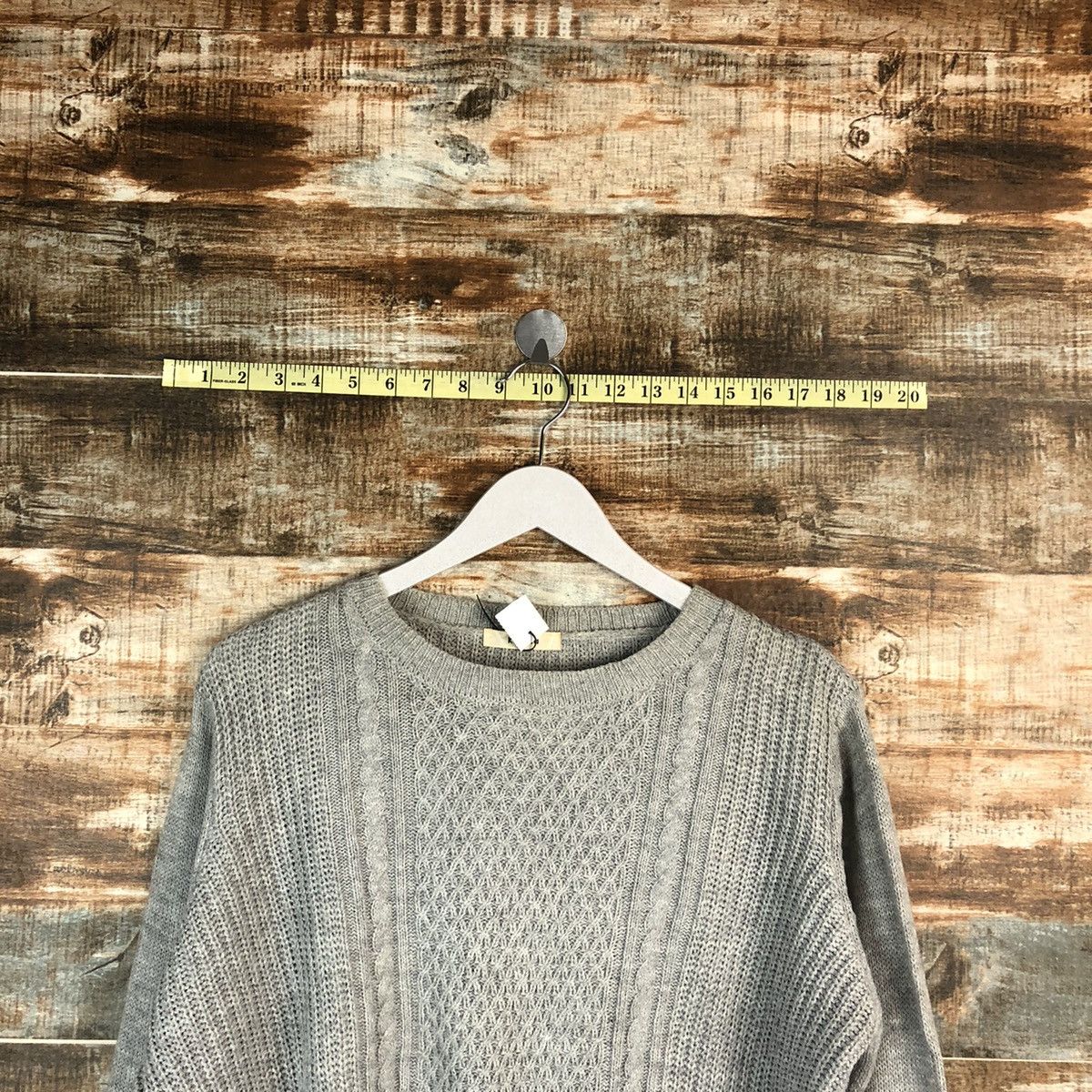 Homespun Knitwear × Japanese Brand Khalita vintage Grey Knitwear #A1700 Size US L / EU 52-54 / 3 - 4 Thumbnail