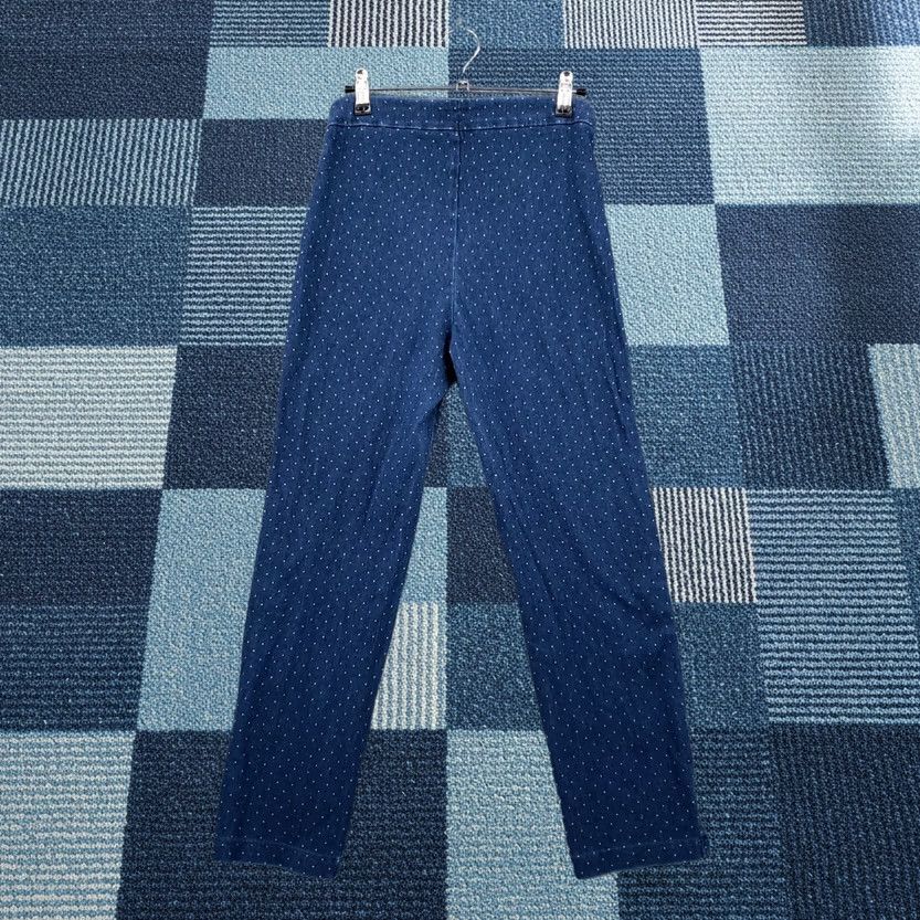 Vintage Lysse Jeans Womens S Small Mid-Rise Ankle Jegging Polka Dot Medium Blue Denim Size 28" / US 6 / IT 42 - 1 Thumbnail