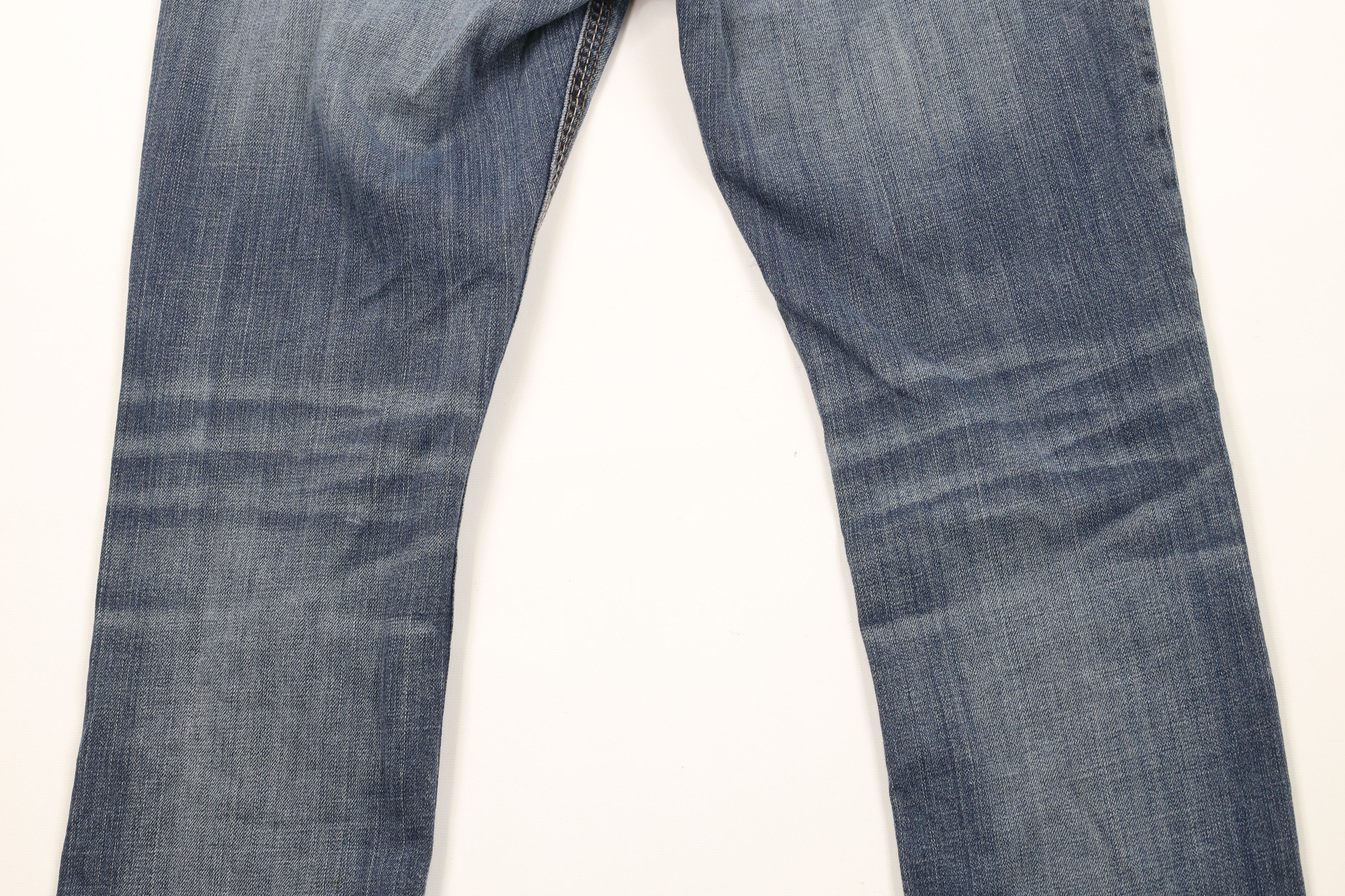Vintage Buckle BKE Thick Stitch Jake Straight Leg Denim Jeans Blue Size US 33 - 12 Thumbnail