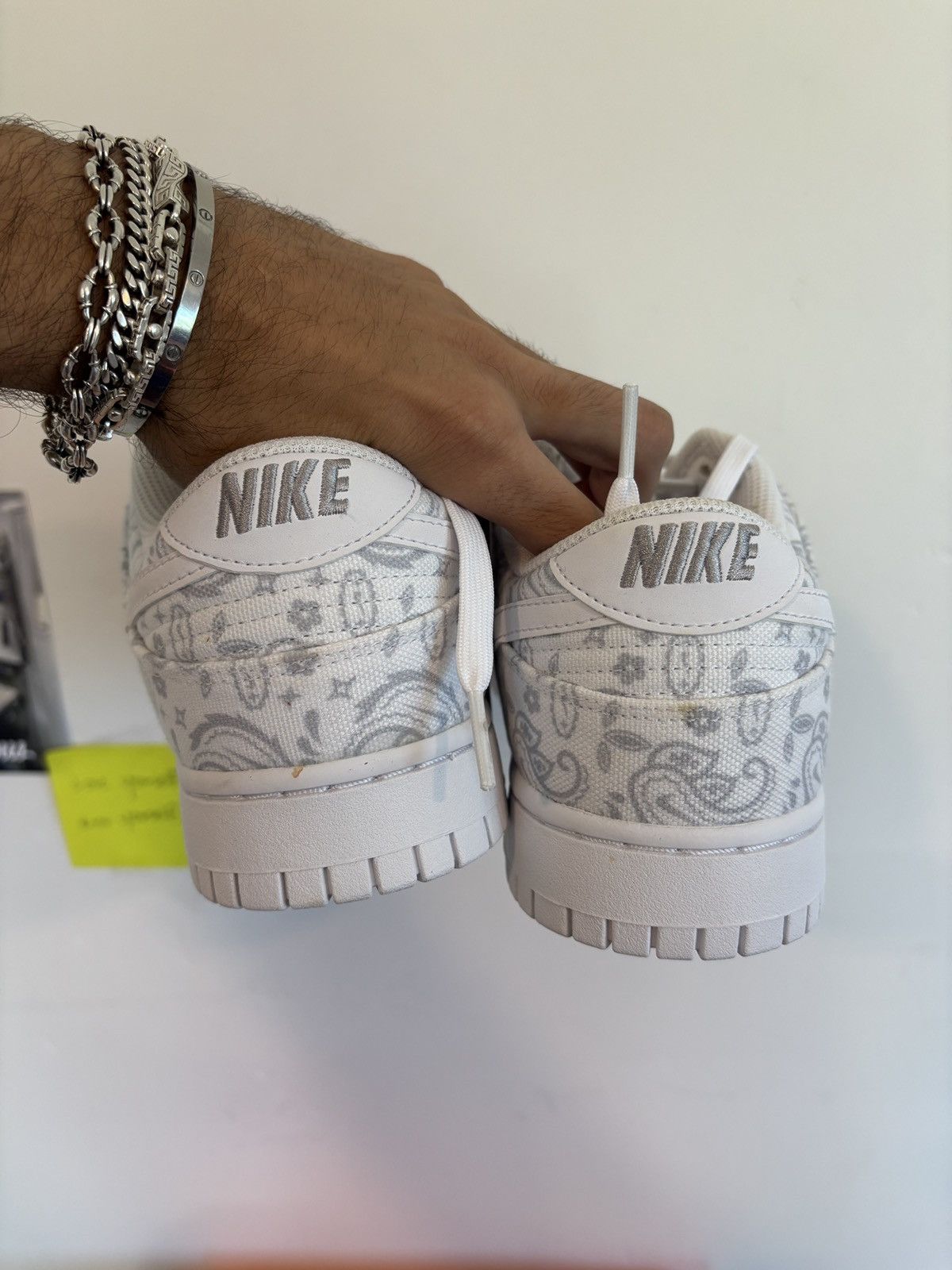 Nike Nike Dunk Low W White Paisley Size US 9.5 / EU 42-43 - 7 Thumbnail