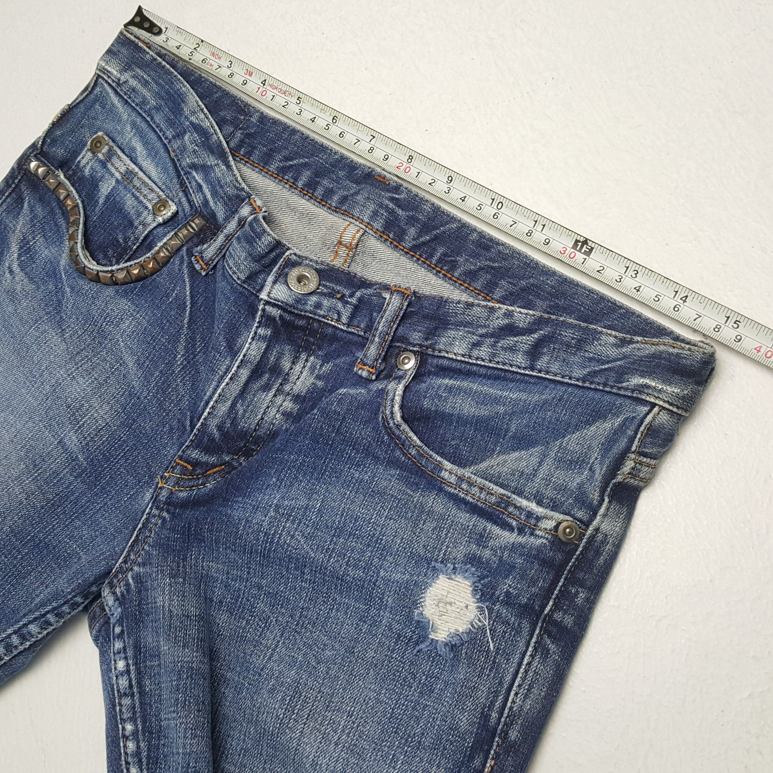 Hysteric Glamour × Japanese Brand × Vintage HYSTERIC GLAMOUR Japanese Brand Streetwear Custom Art Jeans Size 30" / US 8 / IT 44 - 7 Thumbnail