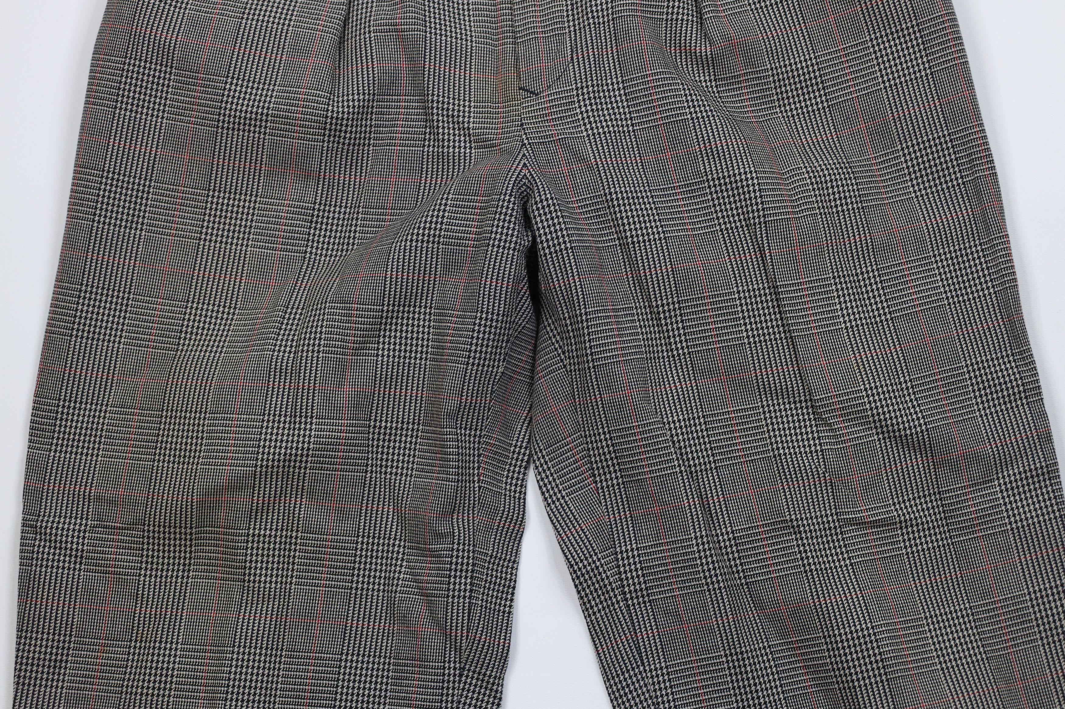 Tommy Hilfiger Vintage 90s Tommy Hilfiger Wide Leg Chino Pants Houndstooth Size US 34 / EU 50 - 3 Thumbnail