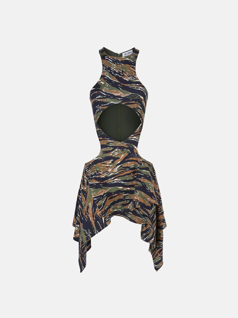 The Attico o1mle0525 Magnolia Mini Dress in Multi Size M / US 6-8 / IT 42-44 - 1 Thumbnail