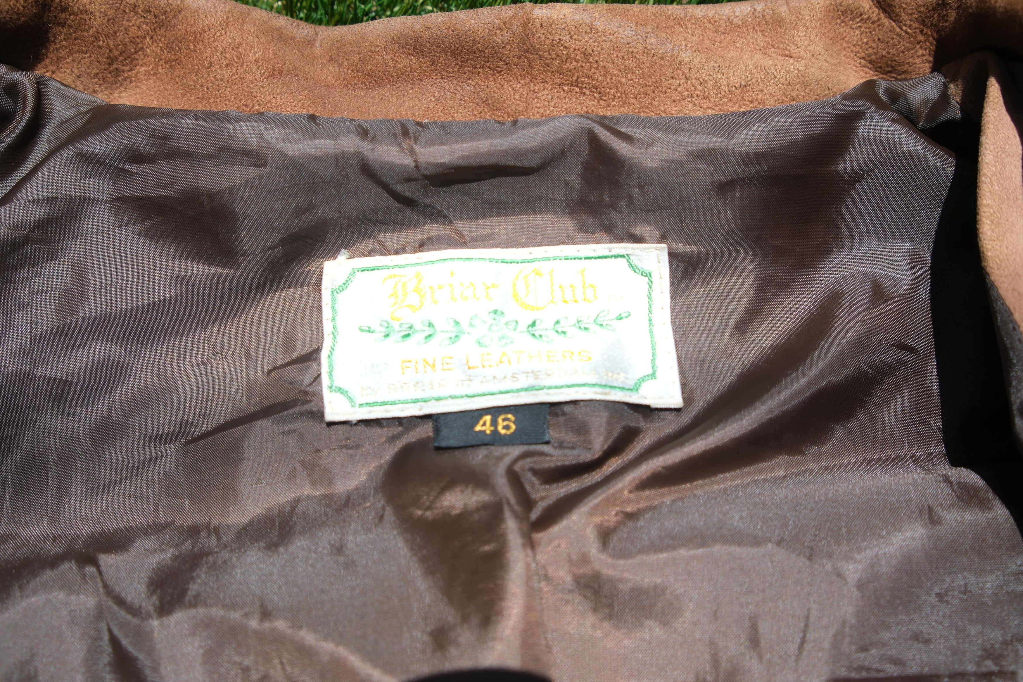 Other Briars Club Fine Leather Suede Leather Jacket Size US S / EU 44-46 / 1 - 8 Thumbnail