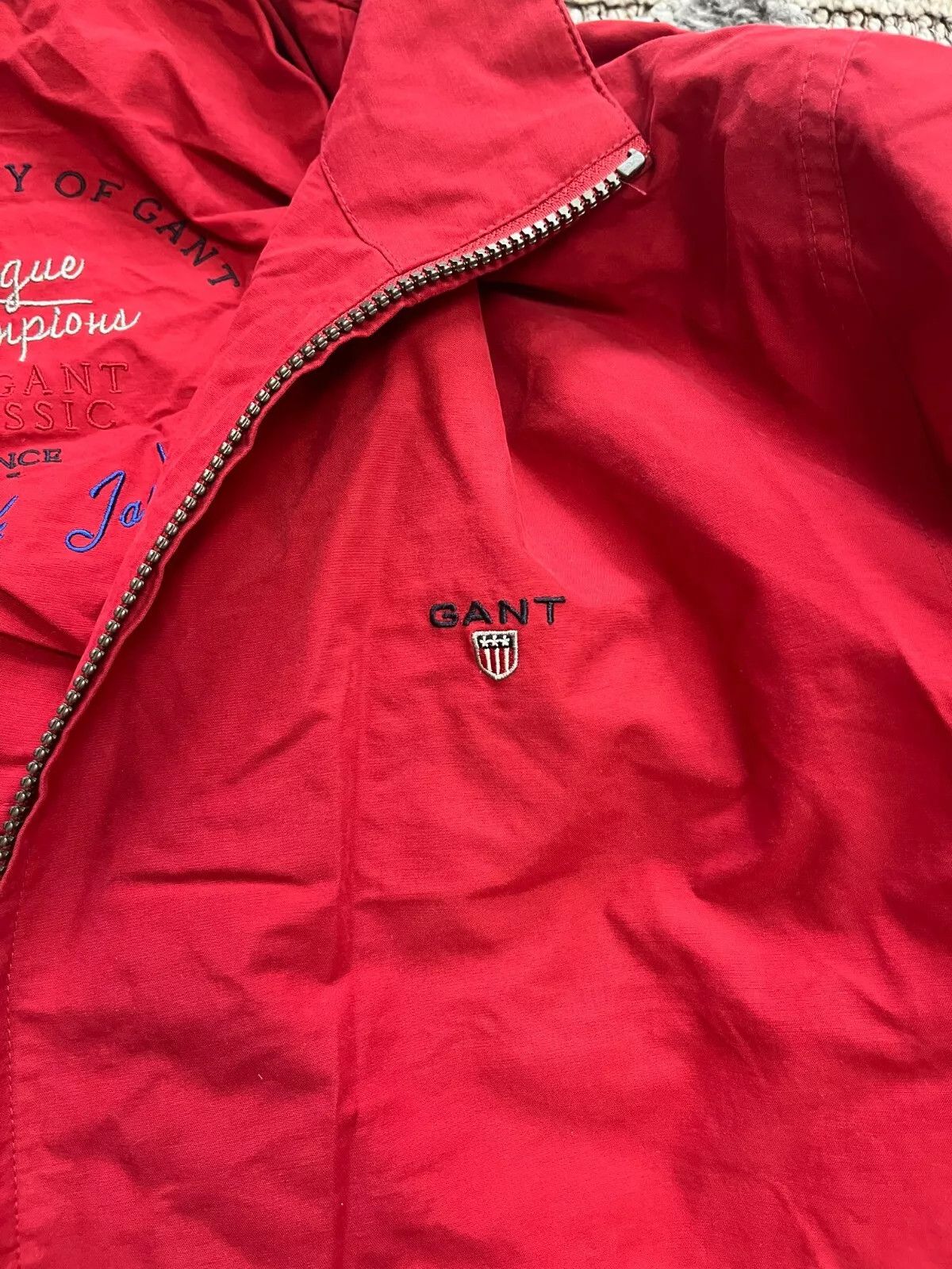 Gant Gant Vintage Red XL Jacket With Hood Size US XL / EU 56 / 4 - 2 Thumbnail