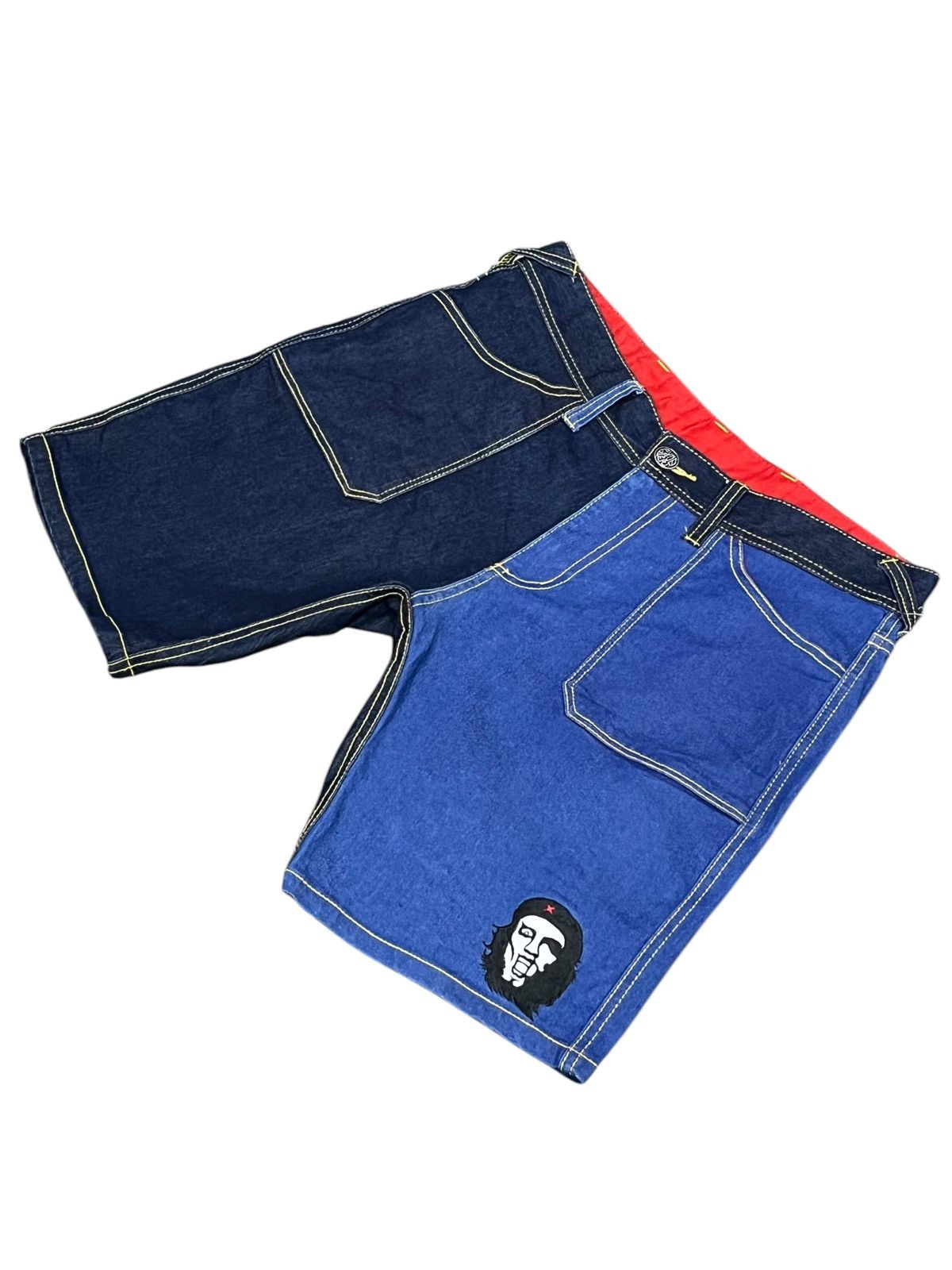 DrunknMunky PUNK DRUNKERS Revolution x Che Guevara Parody Hybrid Shorts Size US 31 - 7 Thumbnail