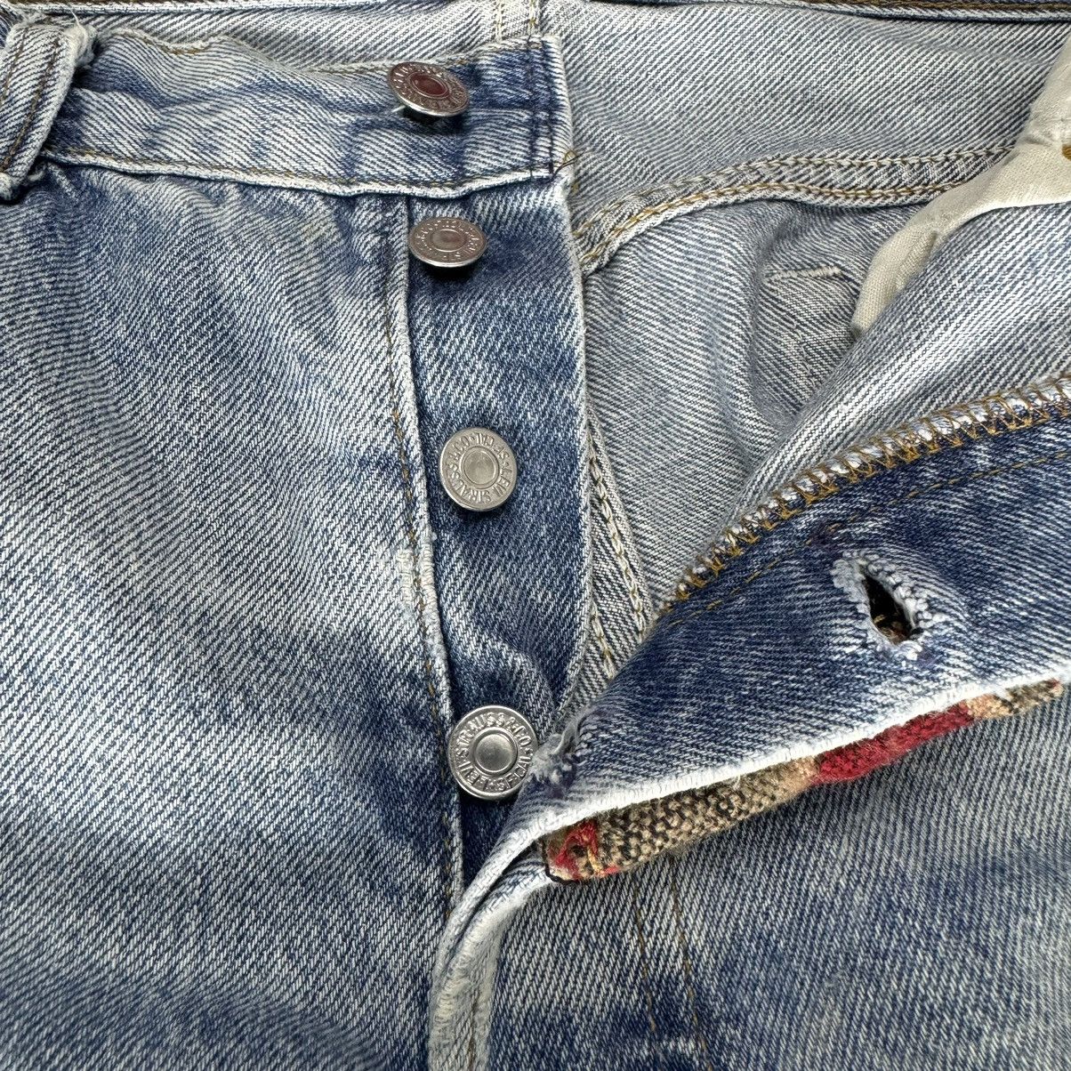 Levi's ☀️80s LEVI’S 501 PATCHWORK DENIM JEANS PANTS Size US 32 / EU 48 - 10 Thumbnail