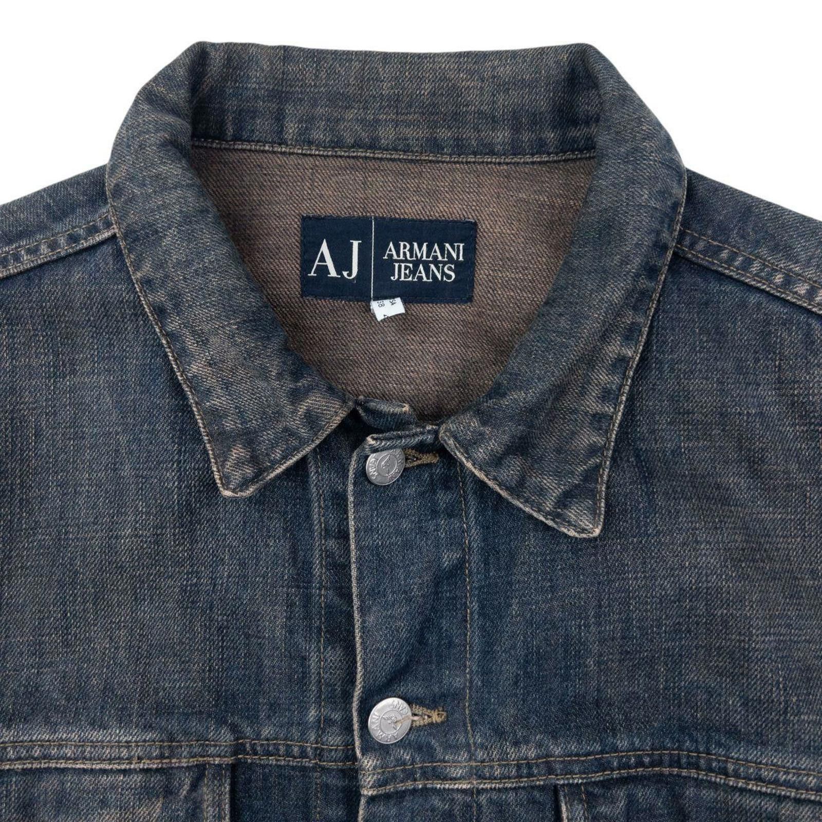 Other Vintage Armani Jeans Super Toppa Button Up Denim Jacket S Size US S / EU 44-46 / 1 - 3 Thumbnail