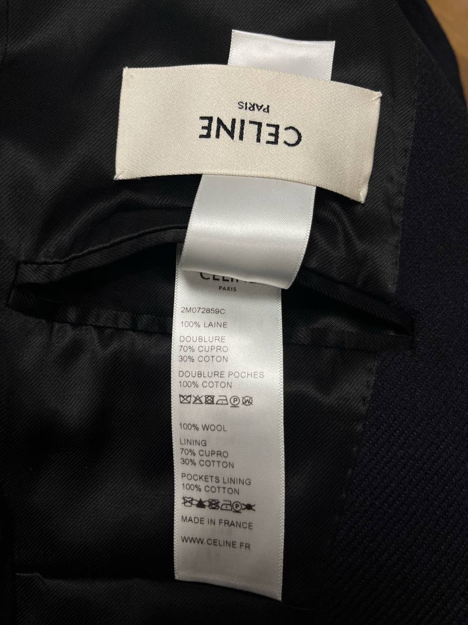 Celine CELINE Slim-Fit Double-Breasted Wool Coat Size M / US 6-8 / IT 42-44 - 6 Thumbnail