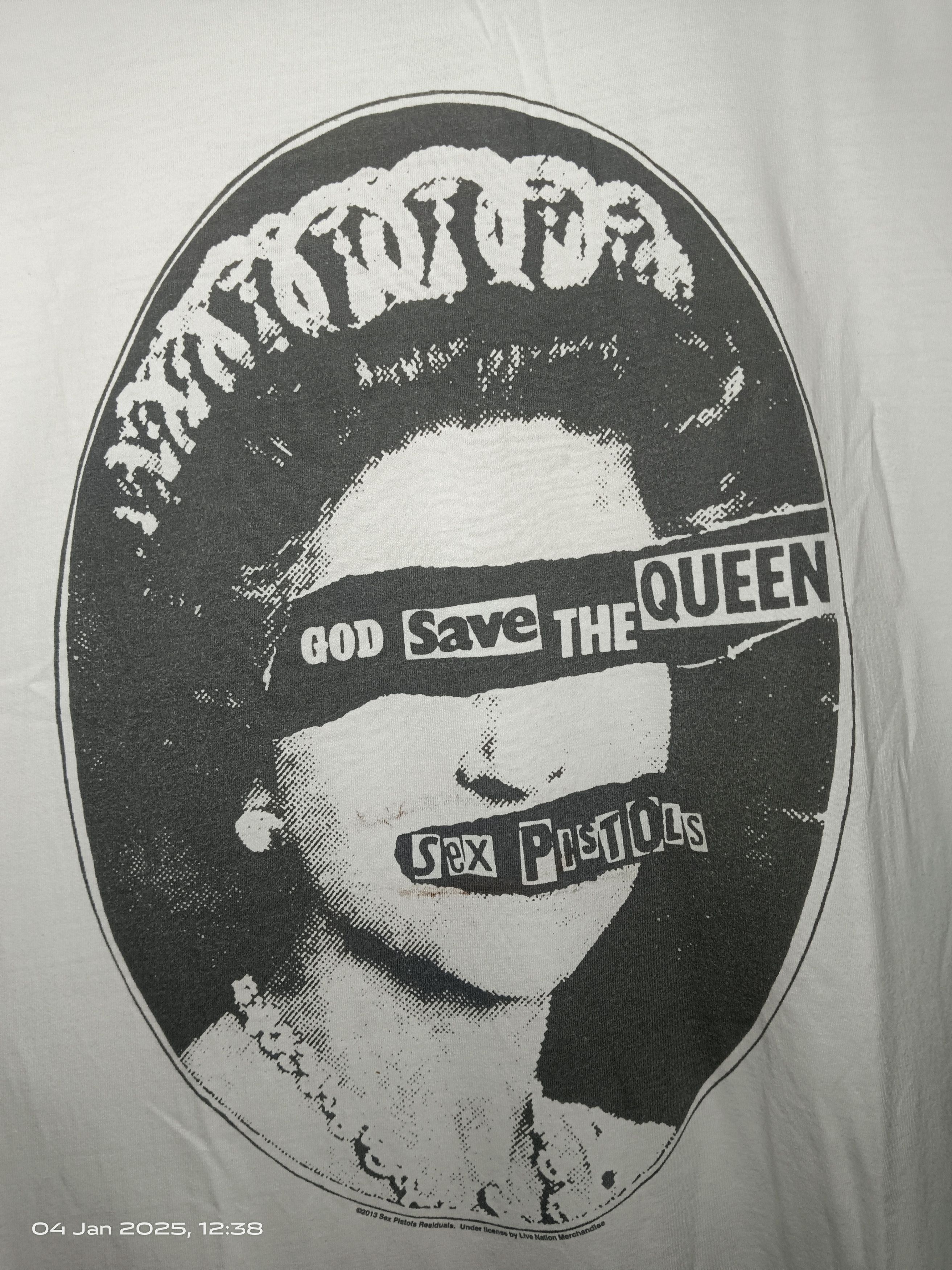 Band Tees Sex Pistols God Save The Queen Punk tee Size US XL / EU 56 / 4 - 3 Thumbnail