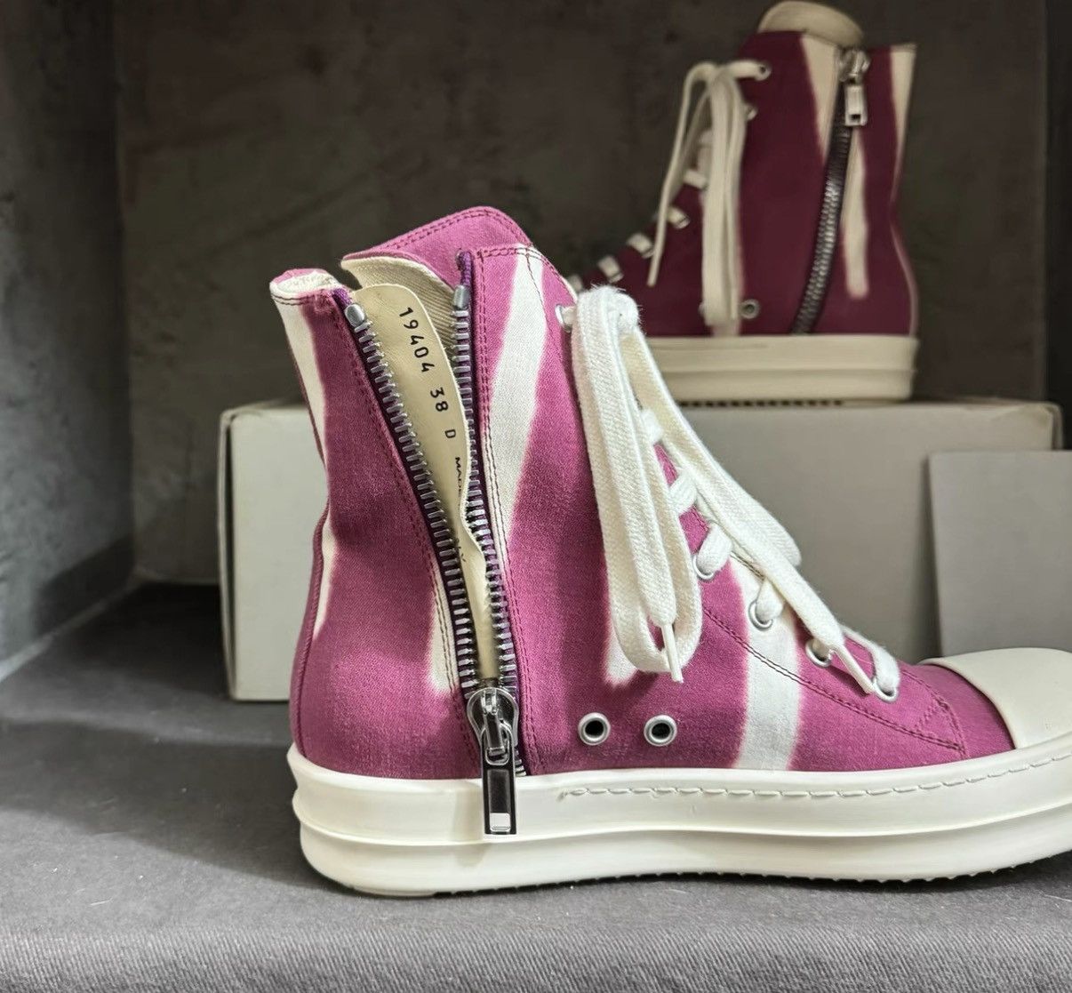 Rick Owens Rick Owens "Strawberry Milkshake" Women's Sneakers Size US 8 / IT 38 - 7 Thumbnail