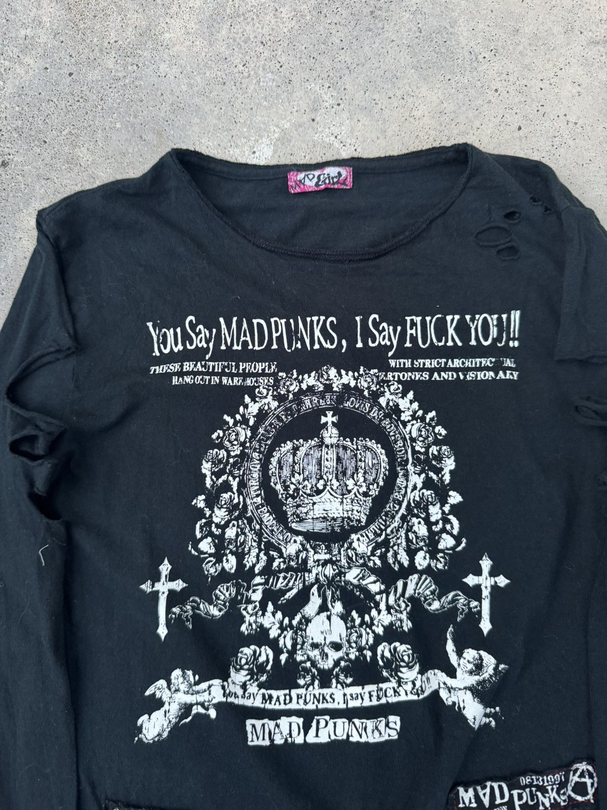 14th Addiction ☠️ Grunge Mad Punk Bondage Cross seditionaries Styled Size M / US 6-8 / IT 42-44 - 2 Thumbnail