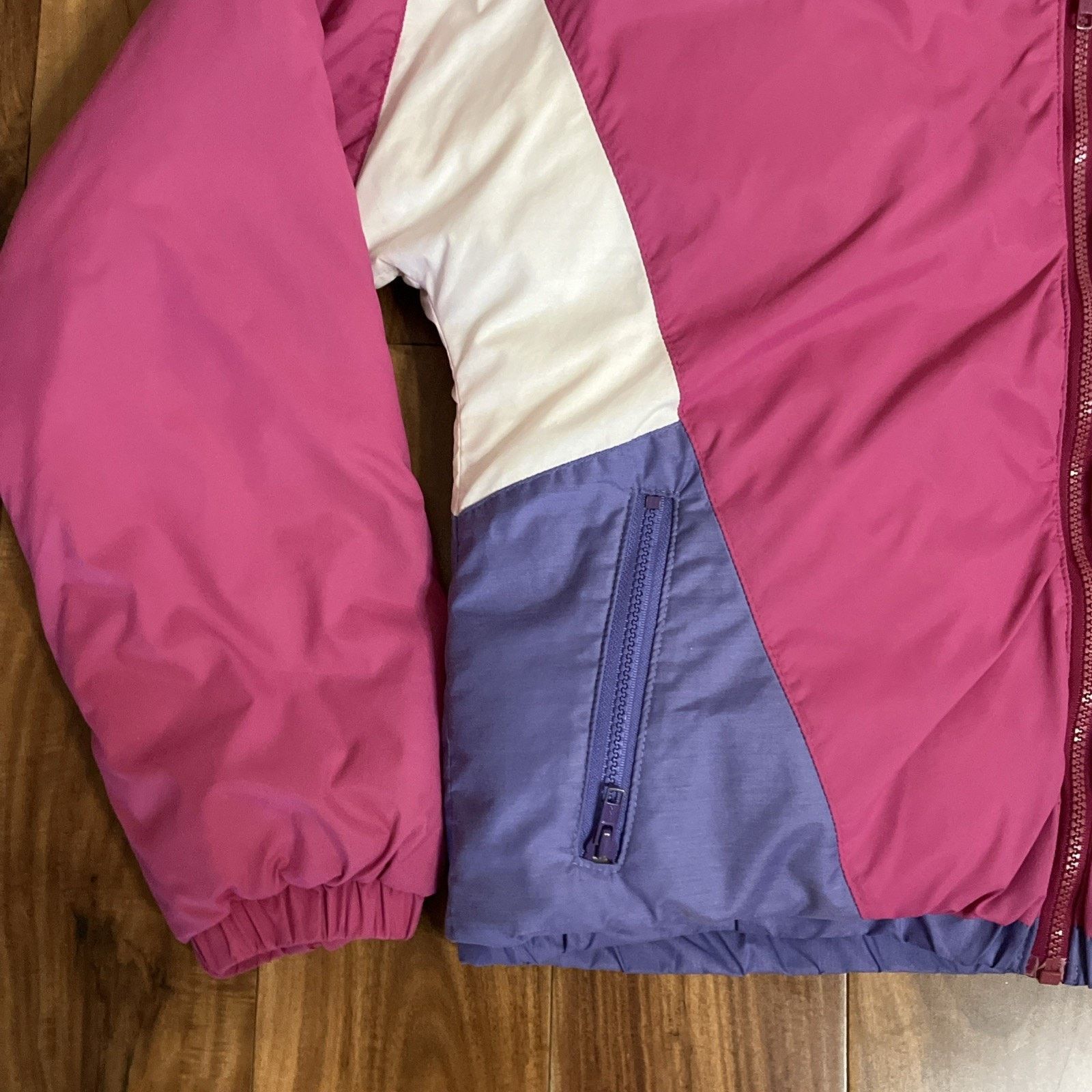 Other Vtg Alpine Designs GOOSE DOWN Puffer Ski Jacket Sz M Pink Size M / US 6-8 / IT 42-44 - 5 Thumbnail