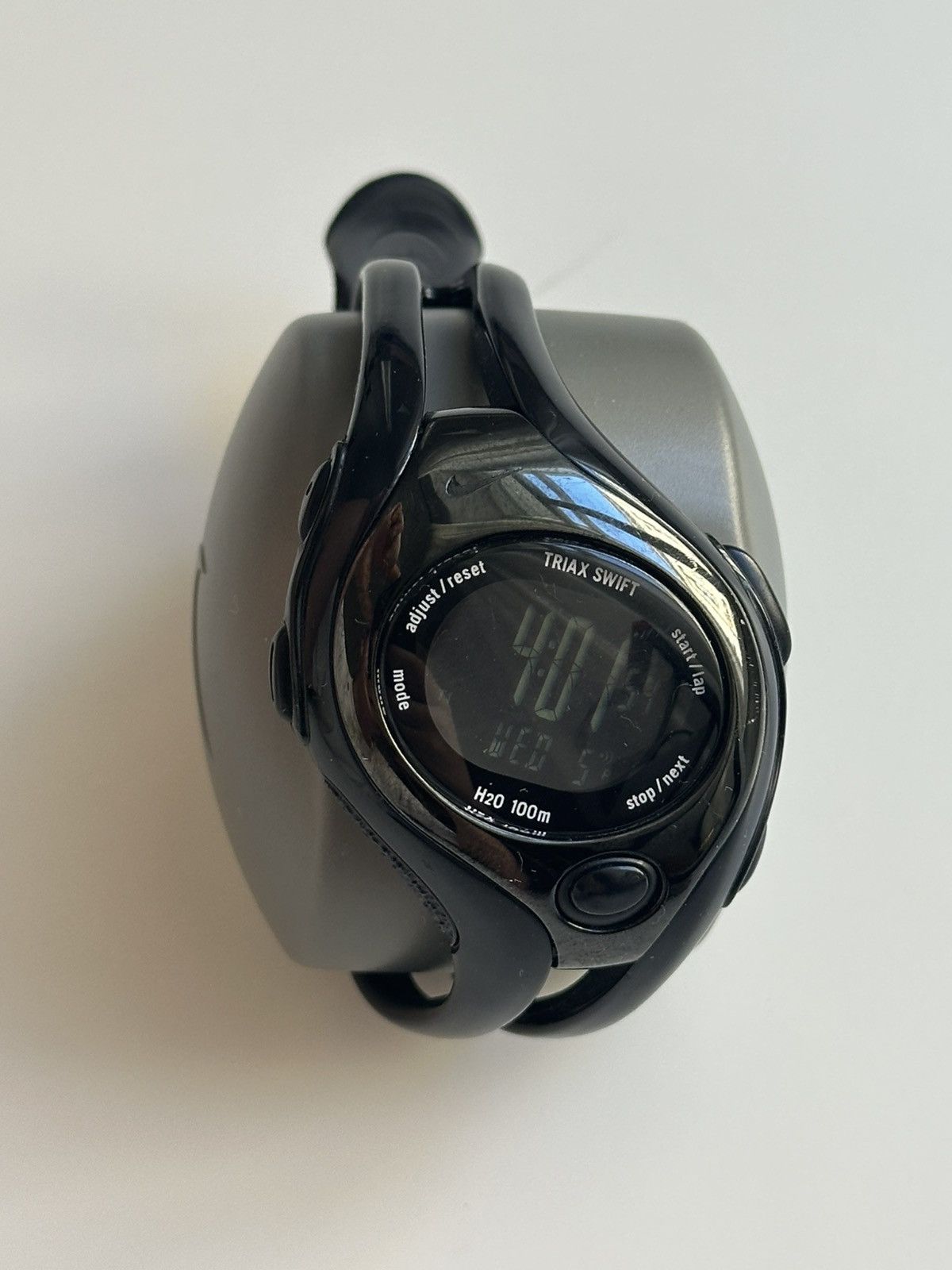 Nike Nike Triax Swift Vintage Watch Unisex Black 100M Oval WR0090 Size ONE SIZE - 5 Thumbnail