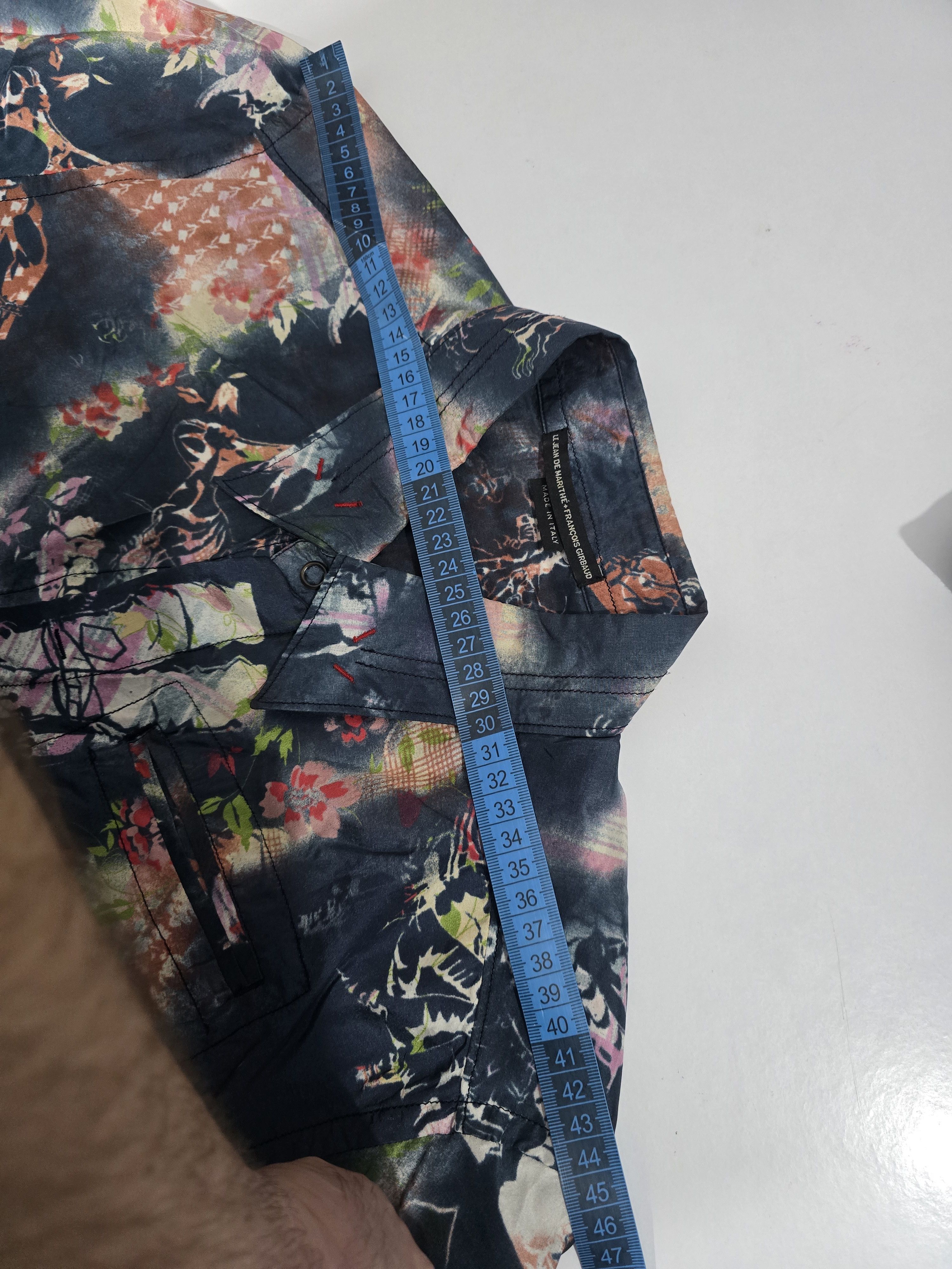 Marithe + Francois Girbaud MARITHE FRANCOIS GIRBAUD Navy Multicolored. 90' 100% silk Size US M / EU 48-50 / 2 - 15 Thumbnail