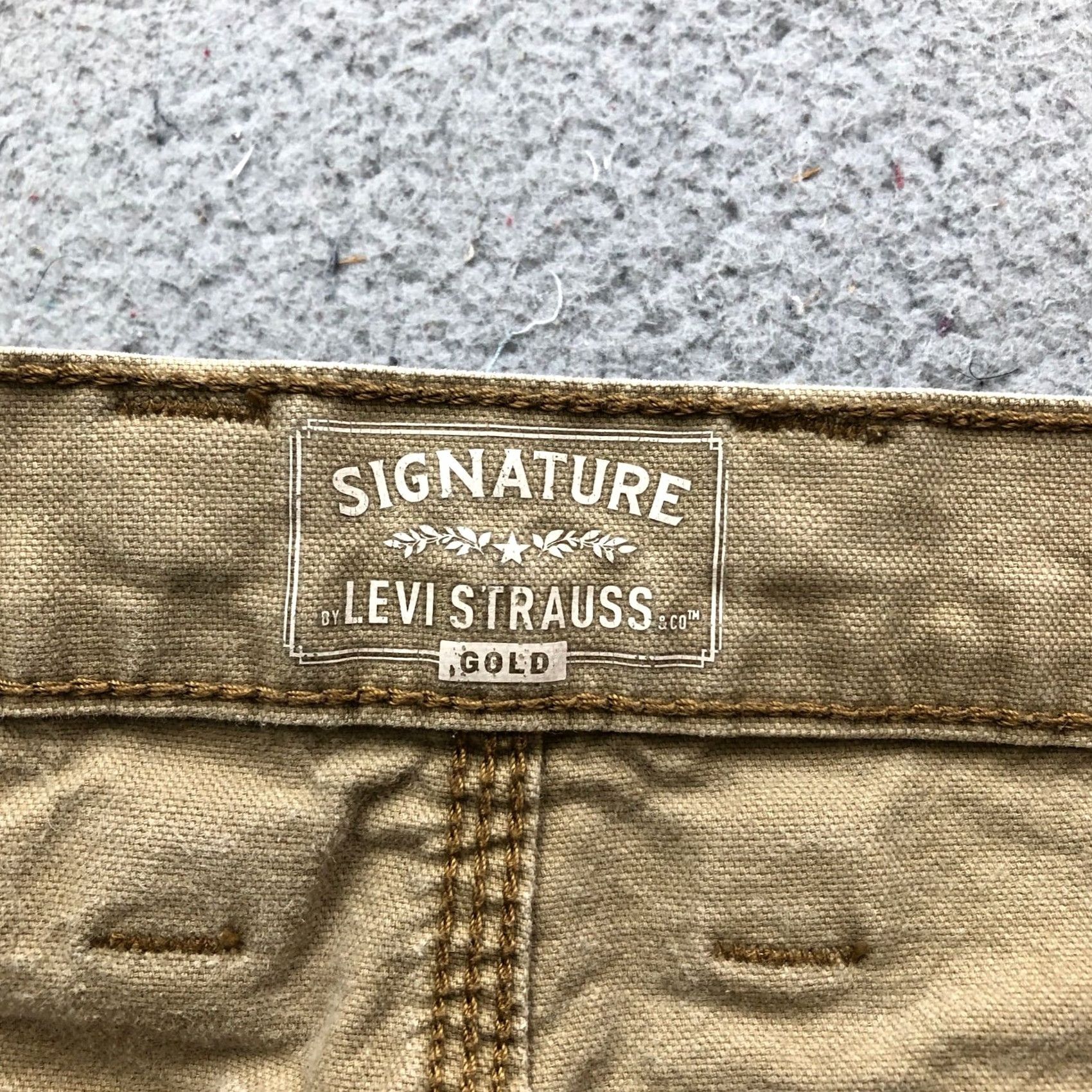 Levi's Signature By Levi's Carpenter Cargo Hiking Pants Mens 38x30 Brown Size US 38 / EU 54 - 6 Thumbnail