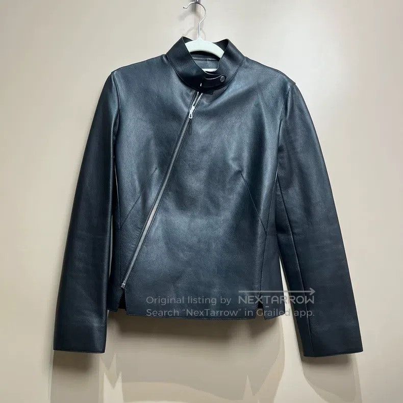 Hermes Hermes Zipper Black Leather Jacket Size XXS / US 00 / IT 34 - 1 Thumbnail