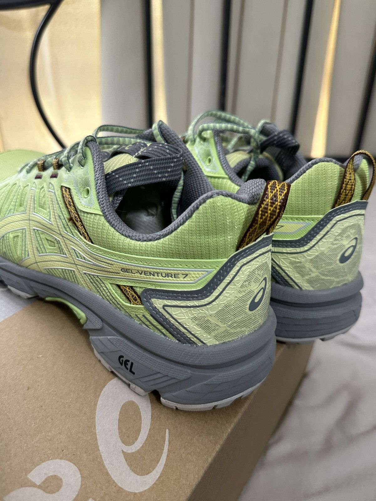 Asics × Kiko Kostadinov HN1-S Gel-Venture 7 Lime Green Size US 10 / EU 43 - 7 Thumbnail