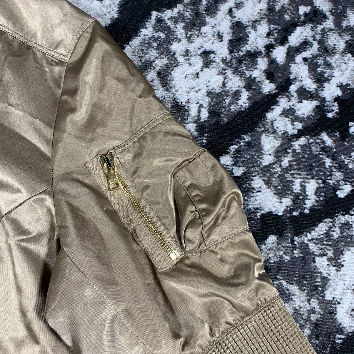 Prada 🔥RARE🔥Prada Gold Nylon Zip Jacket Coat Womens Vintage Size M / US 6-8 / IT 42-44 - 5 Thumbnail
