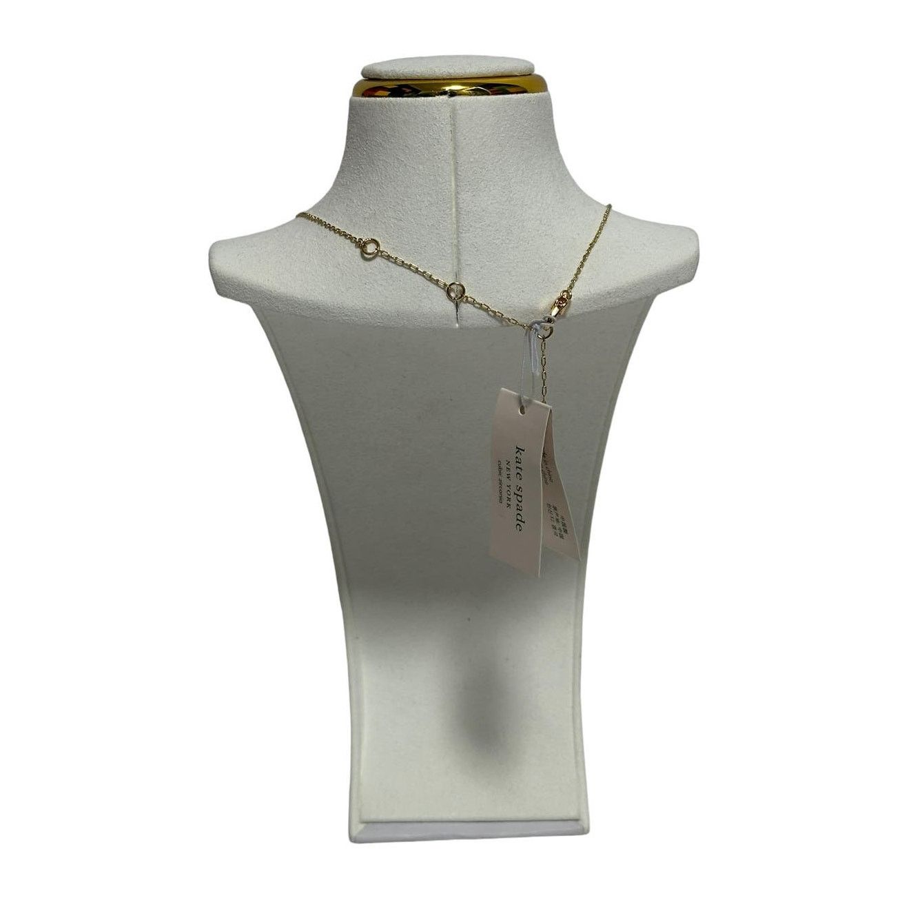 Kate Spade Kate Spade Love You, Mom Pendant Necklace Clear/Gold Size ONE SIZE - 3 Thumbnail