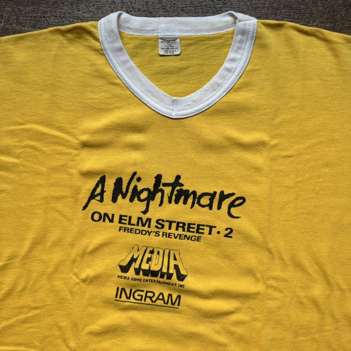 VTG Rare 80s Nightmare On Elm Street 2 Freddy Krueger Tee